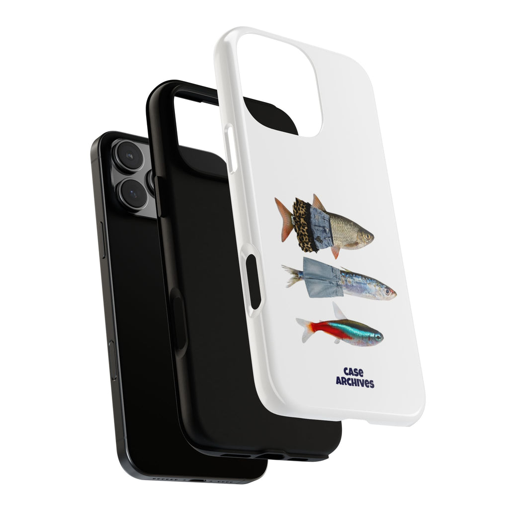 Fish Trio Phone Case — 'Case Archives' Protective iPhone Cover