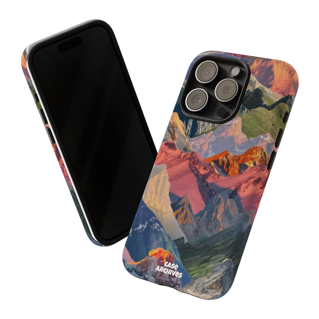 Tough Cases Colorful Mountain Landscape Phone Case — Durable Protective iPhone Cover