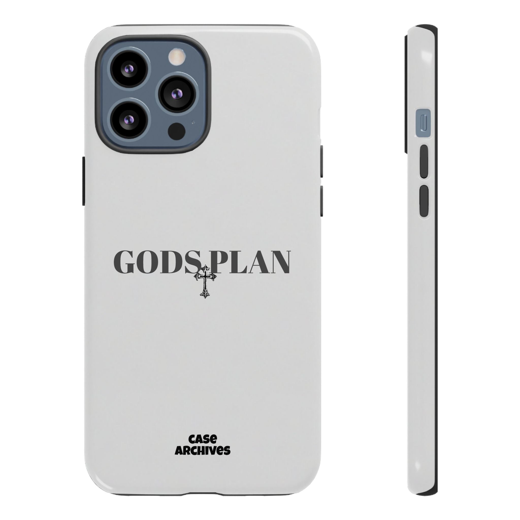 God's Plan Tough Phone Case — Minimal Faith-Inspired Protective Cover
