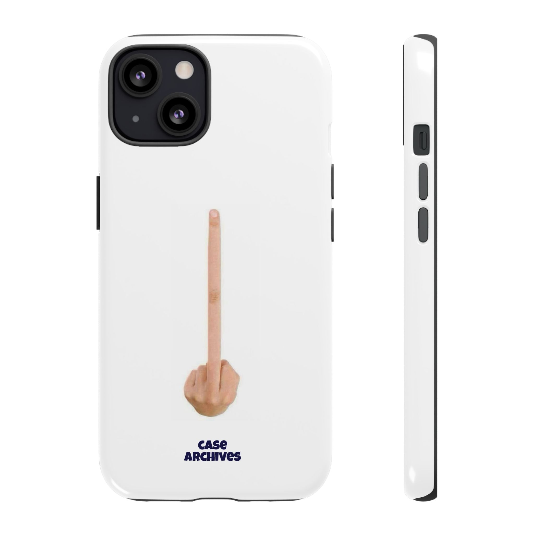 Phone Case — Minimalist Middle Finger Design (Case Archives)