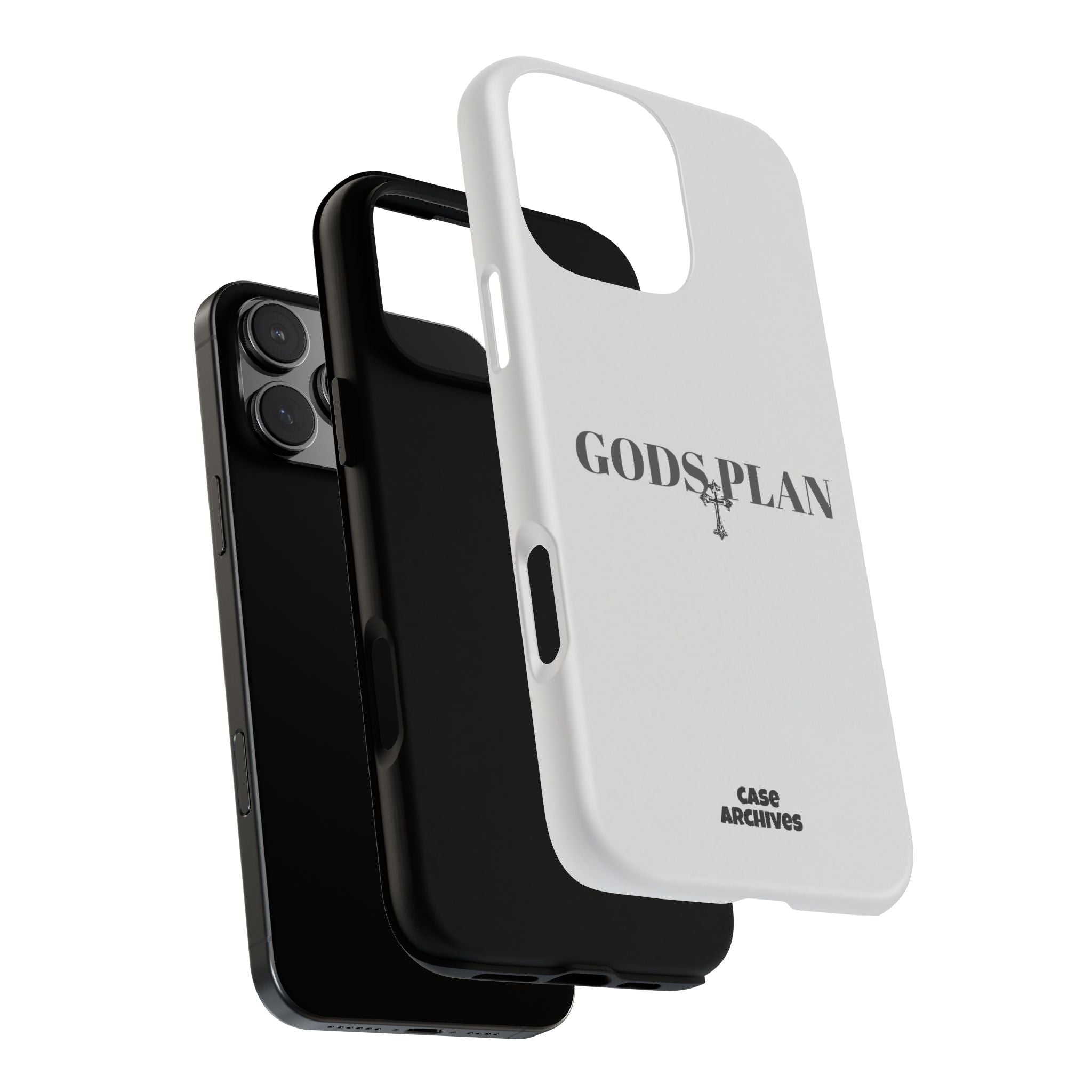 God's Plan Tough Phone Case — Minimal Faith-Inspired Protective Cover