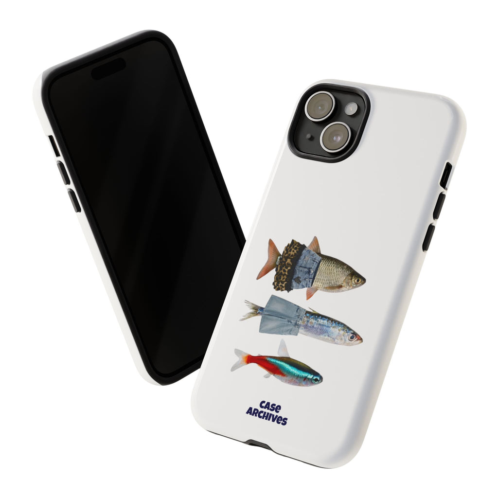 Fish Trio Phone Case — 'Case Archives' Protective iPhone Cover