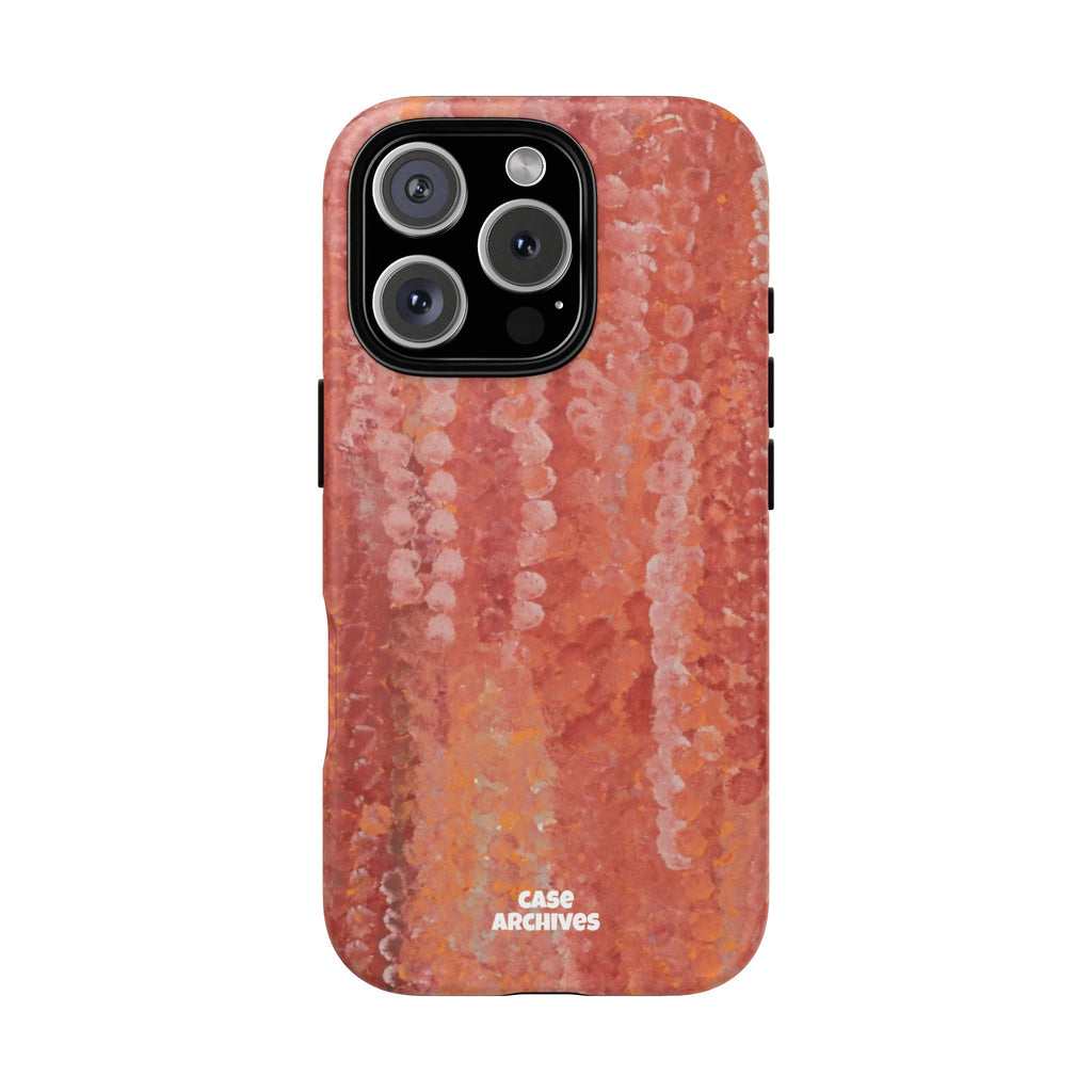 Sequin Coral Tough Phone Case