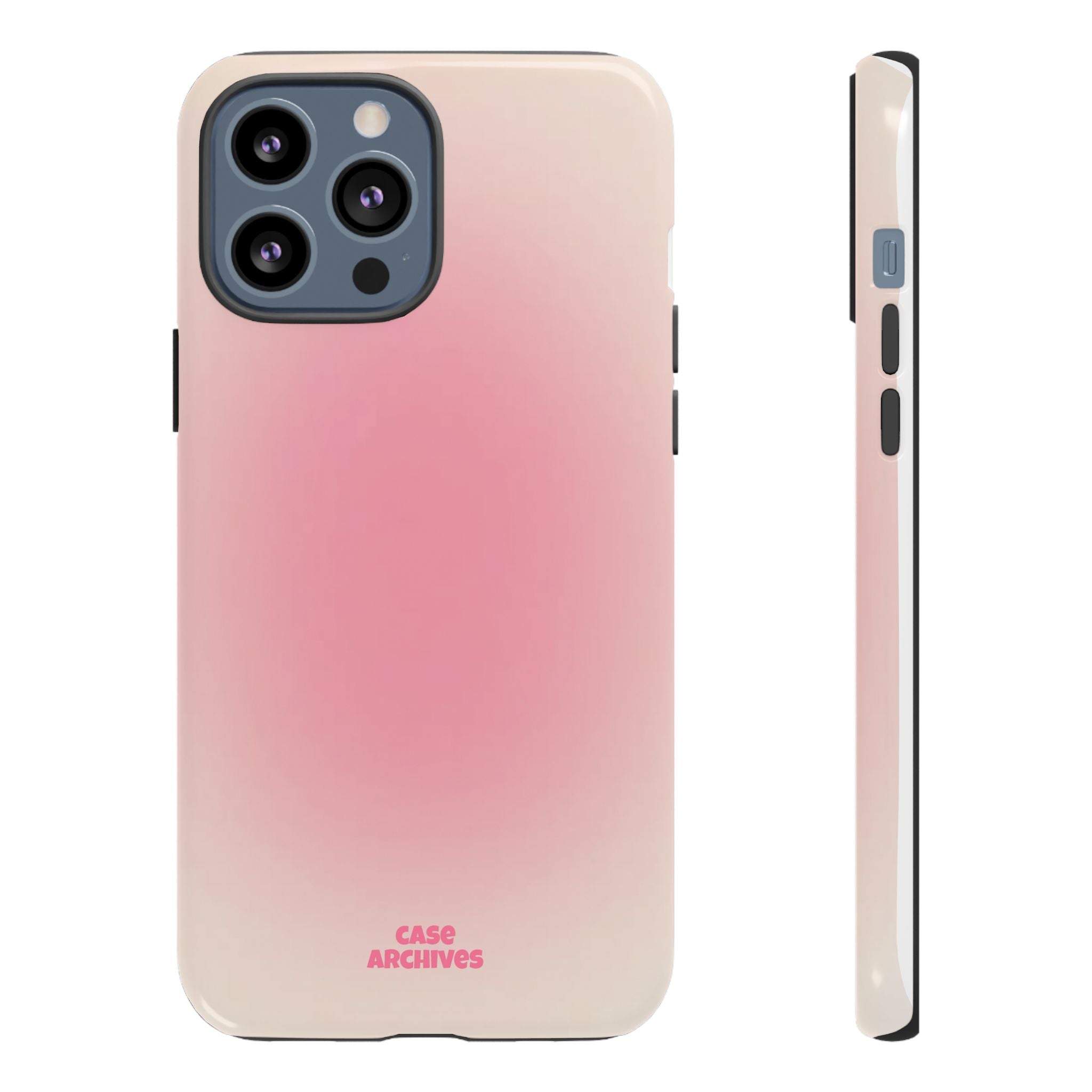 Tough Case – Pink Ombre Protective Phone Case