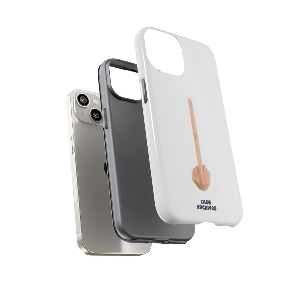 Phone Case — Minimalist Middle Finger Design (Case Archives)