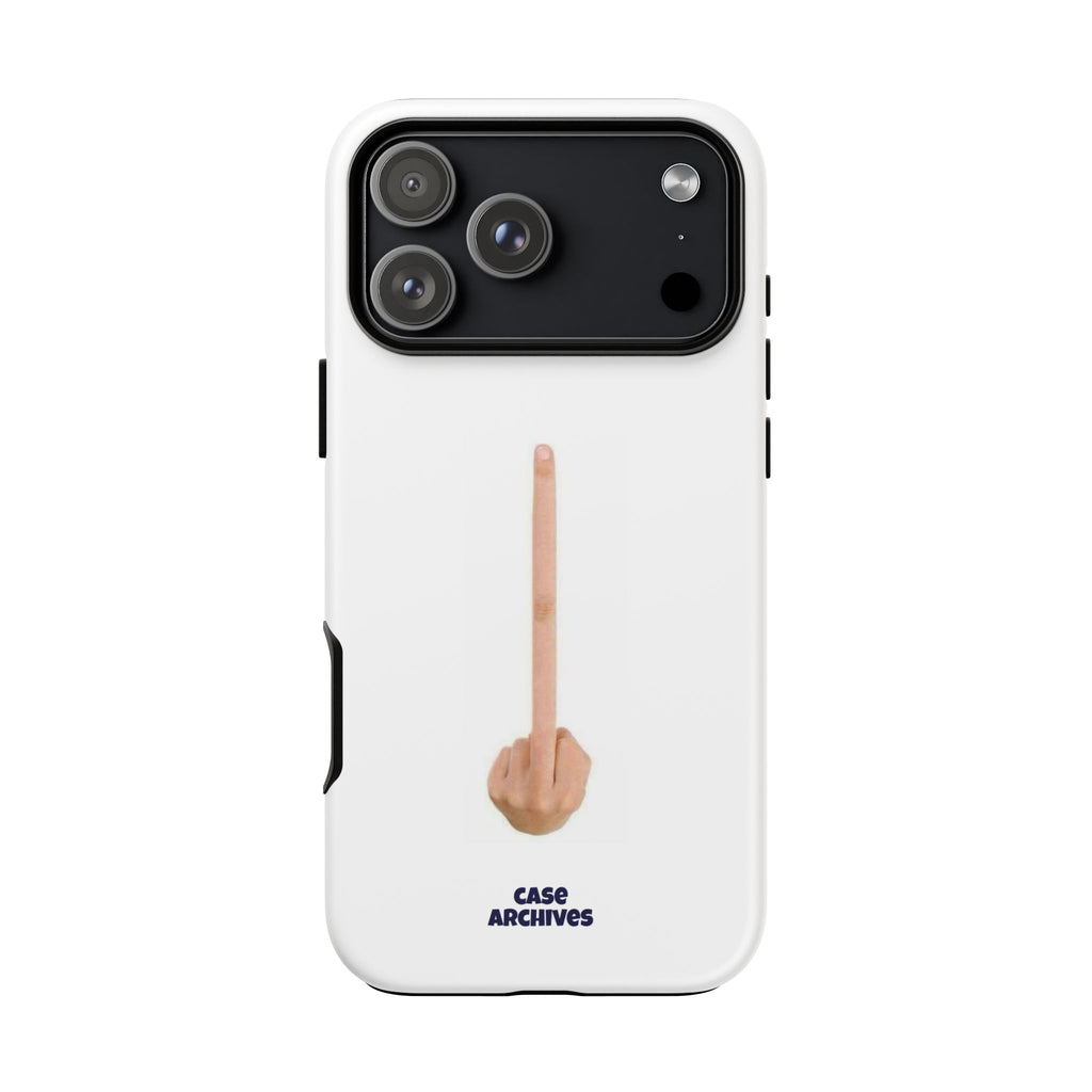 Phone Case — Minimalist Middle Finger Design (Case Archives)