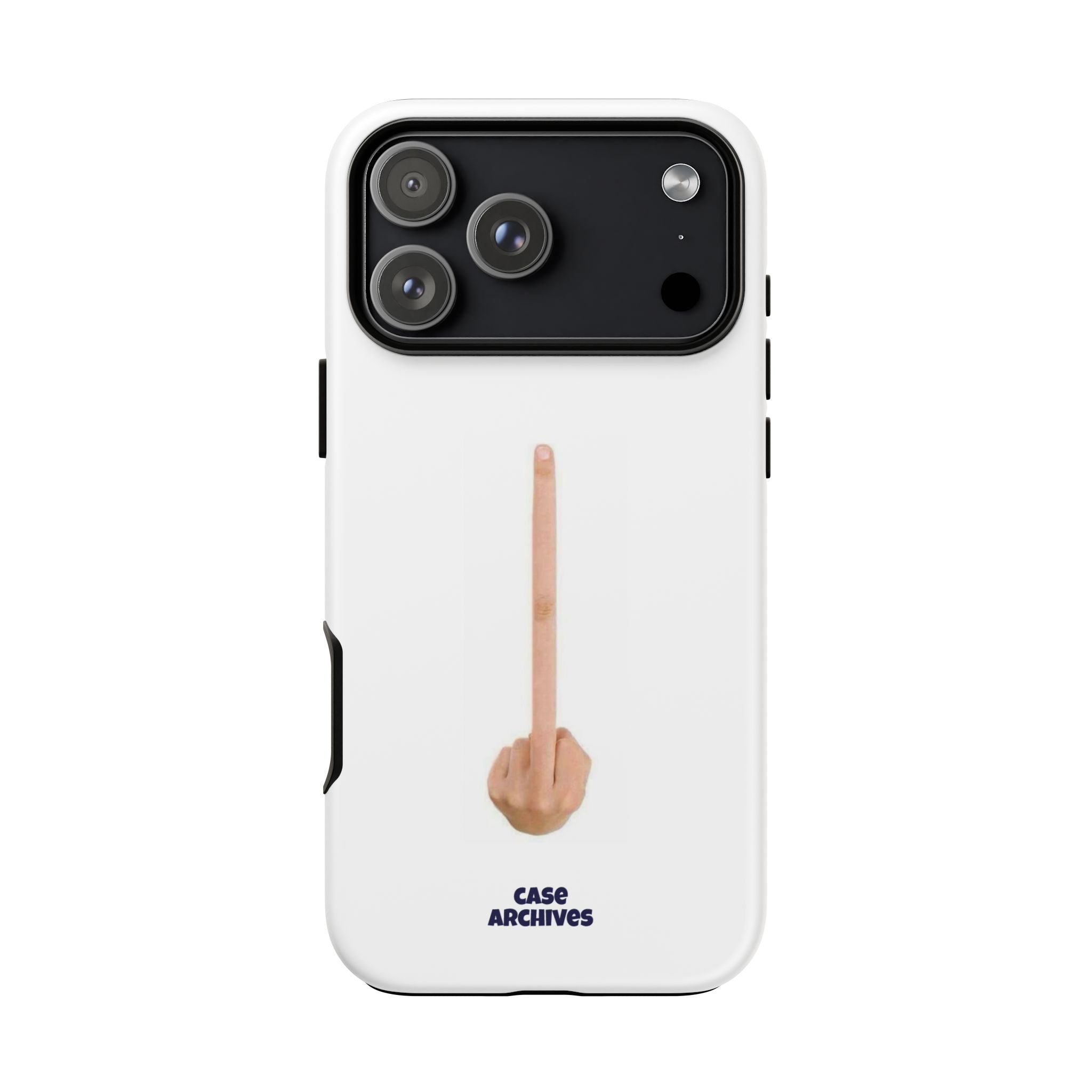 Phone Case — Minimalist Middle Finger Design (Case Archives)