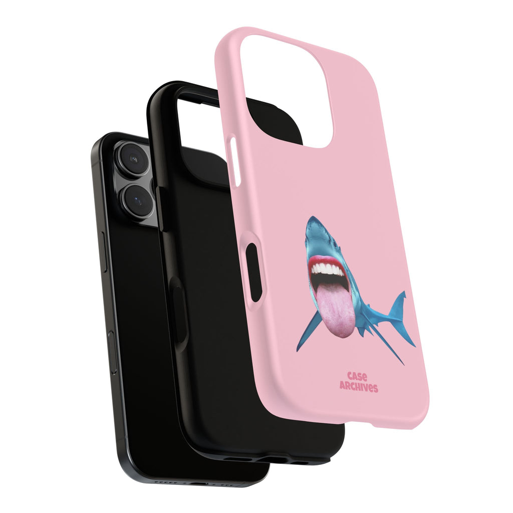 Shark tongue out- funny case
