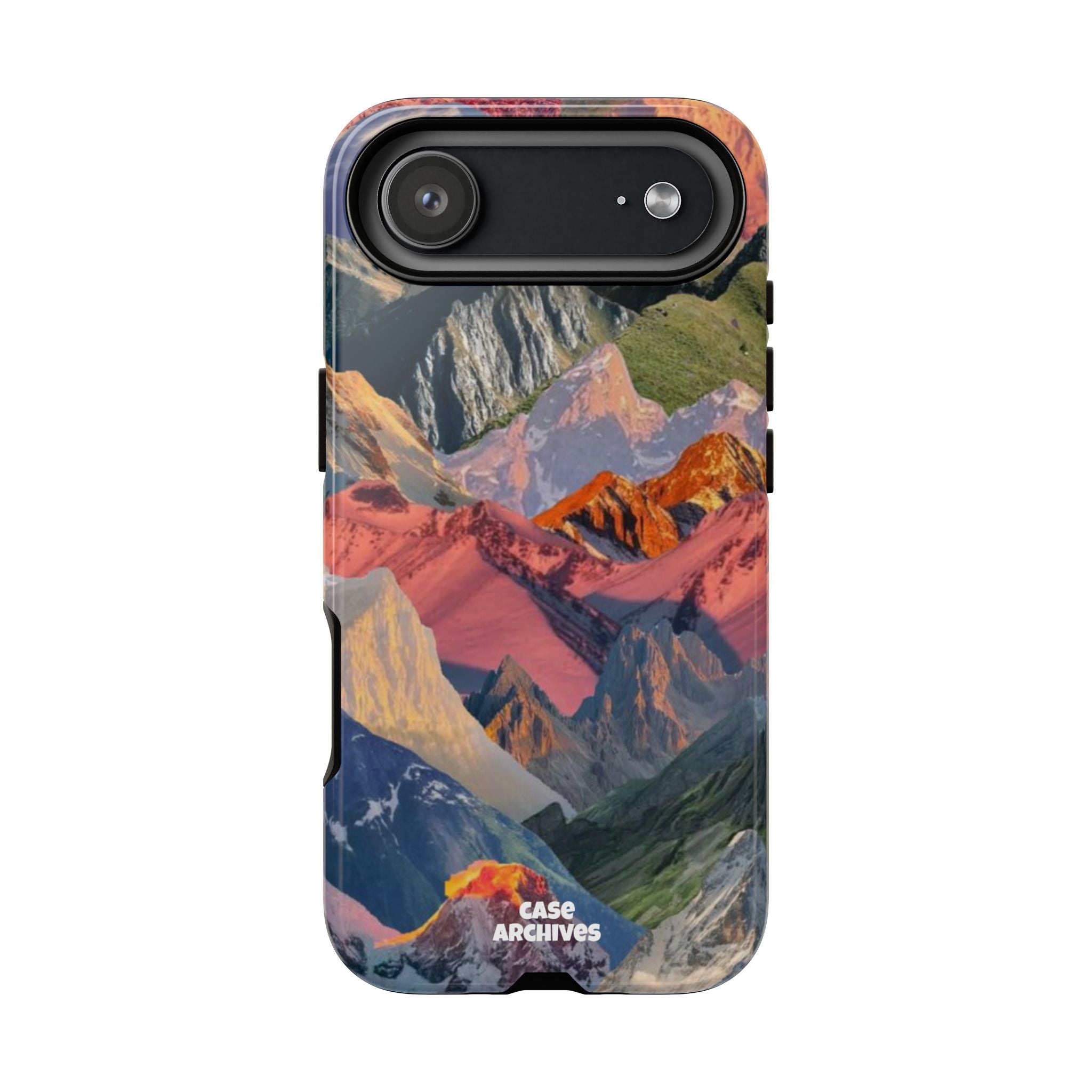 Tough Cases Colorful Mountain Landscape Phone Case — Durable Protective iPhone Cover