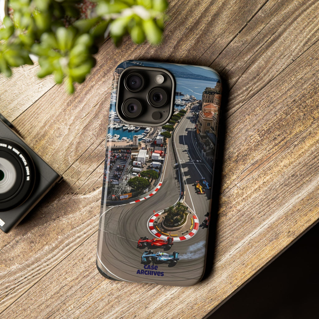 F1 Circuit Phone Case – Monaco Grand Prix Track Design