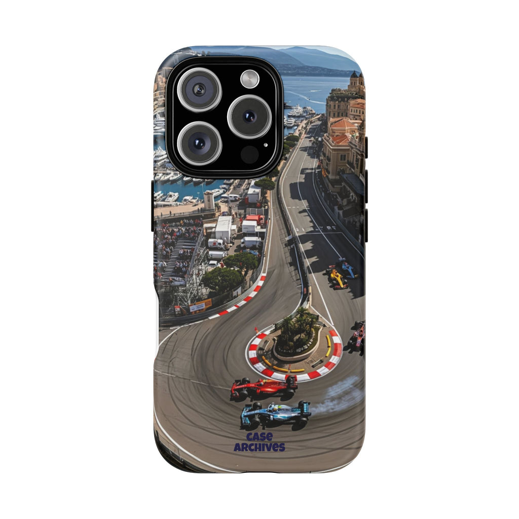 F1 Circuit Phone Case – Monaco Grand Prix Track Design