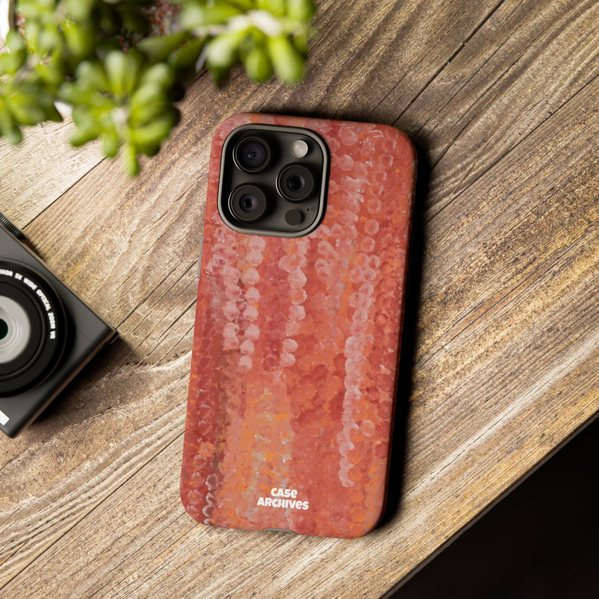 Sequin Coral Tough Phone Case
