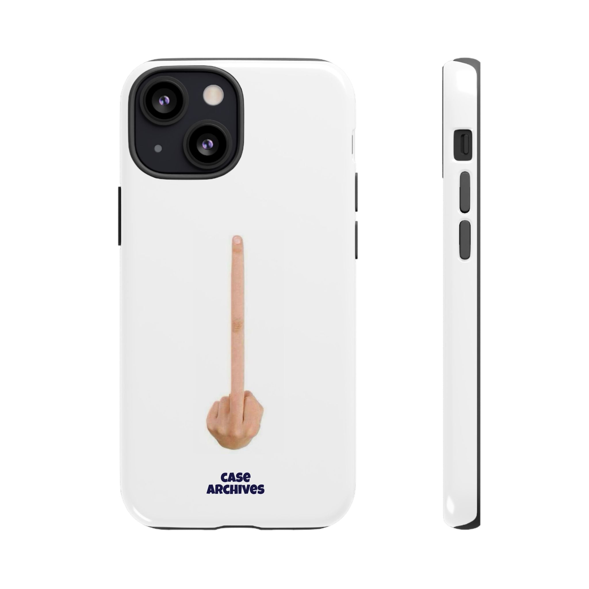 Phone Case — Minimalist Middle Finger Design (Case Archives)