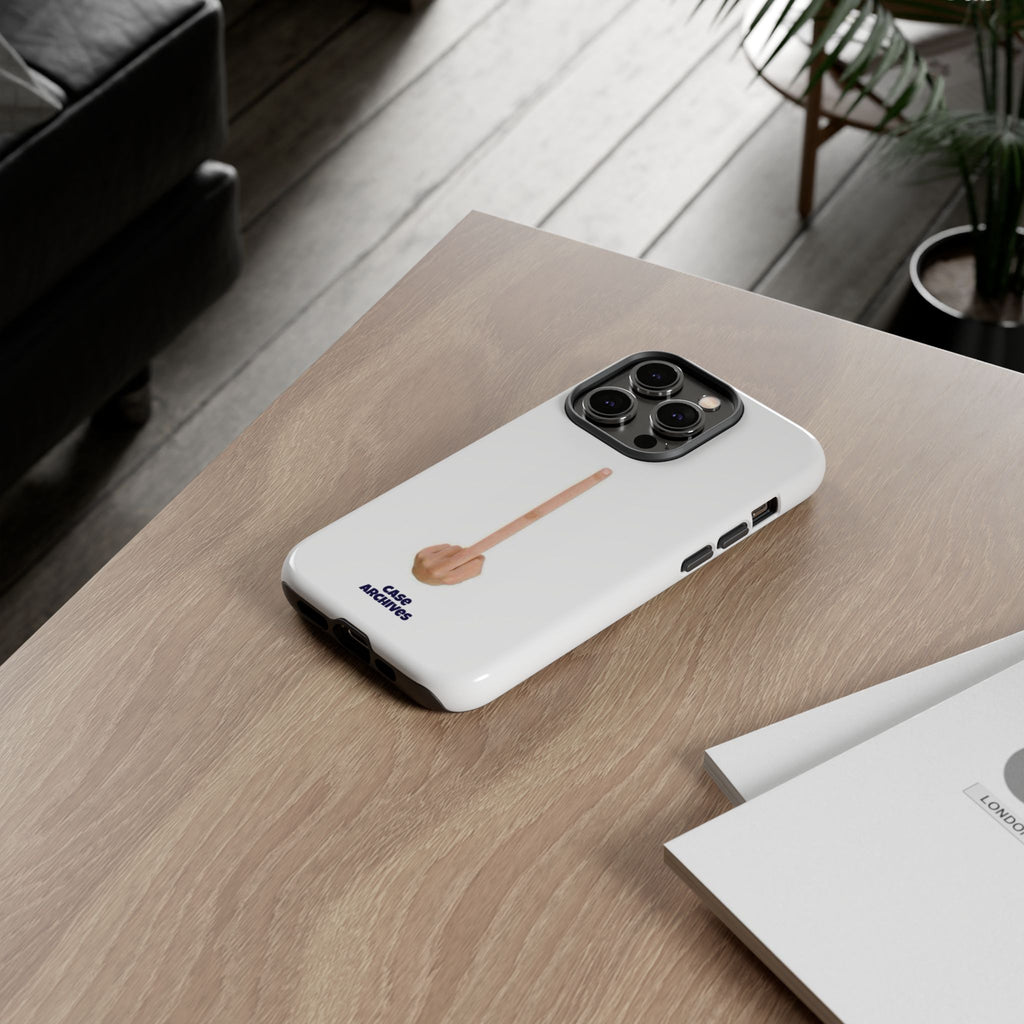 Phone Case — Minimalist Middle Finger Design (Case Archives)