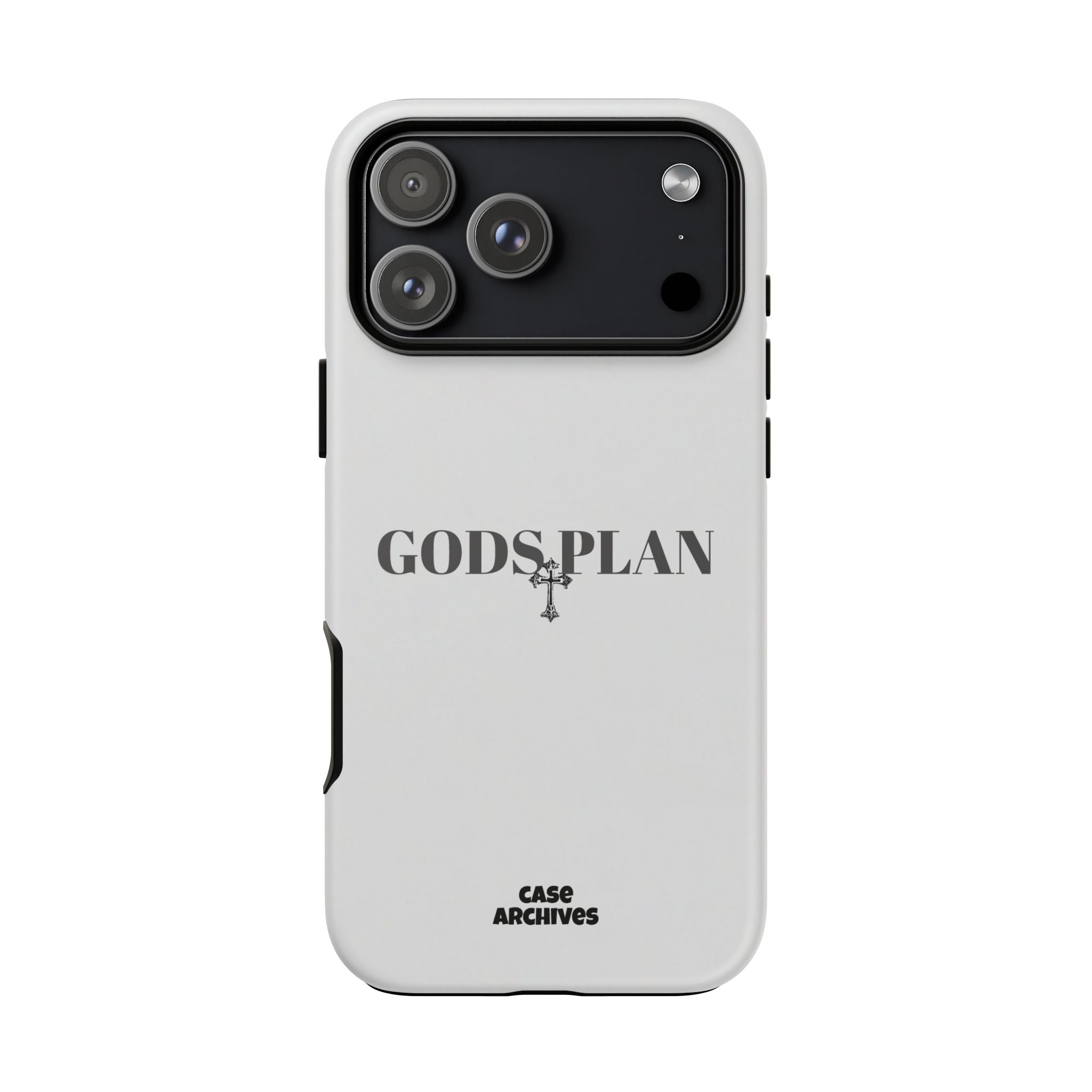 God's Plan Tough Phone Case — Minimal Faith-Inspired Protective Cover