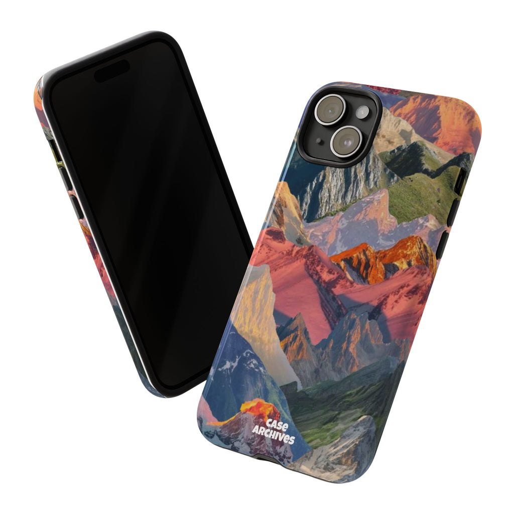 Tough Cases Colorful Mountain Landscape Phone Case — Durable Protective iPhone Cover