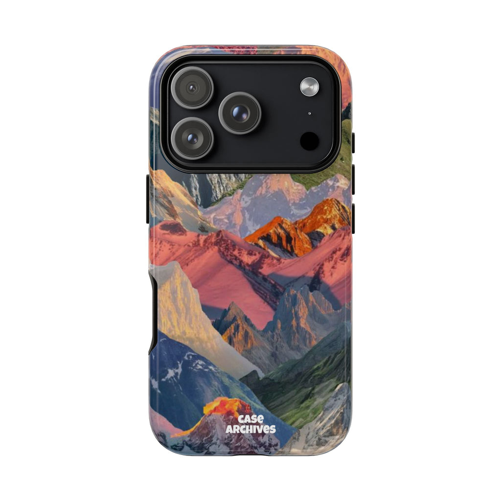 Tough Cases Colorful Mountain Landscape Phone Case — Durable Protective iPhone Cover