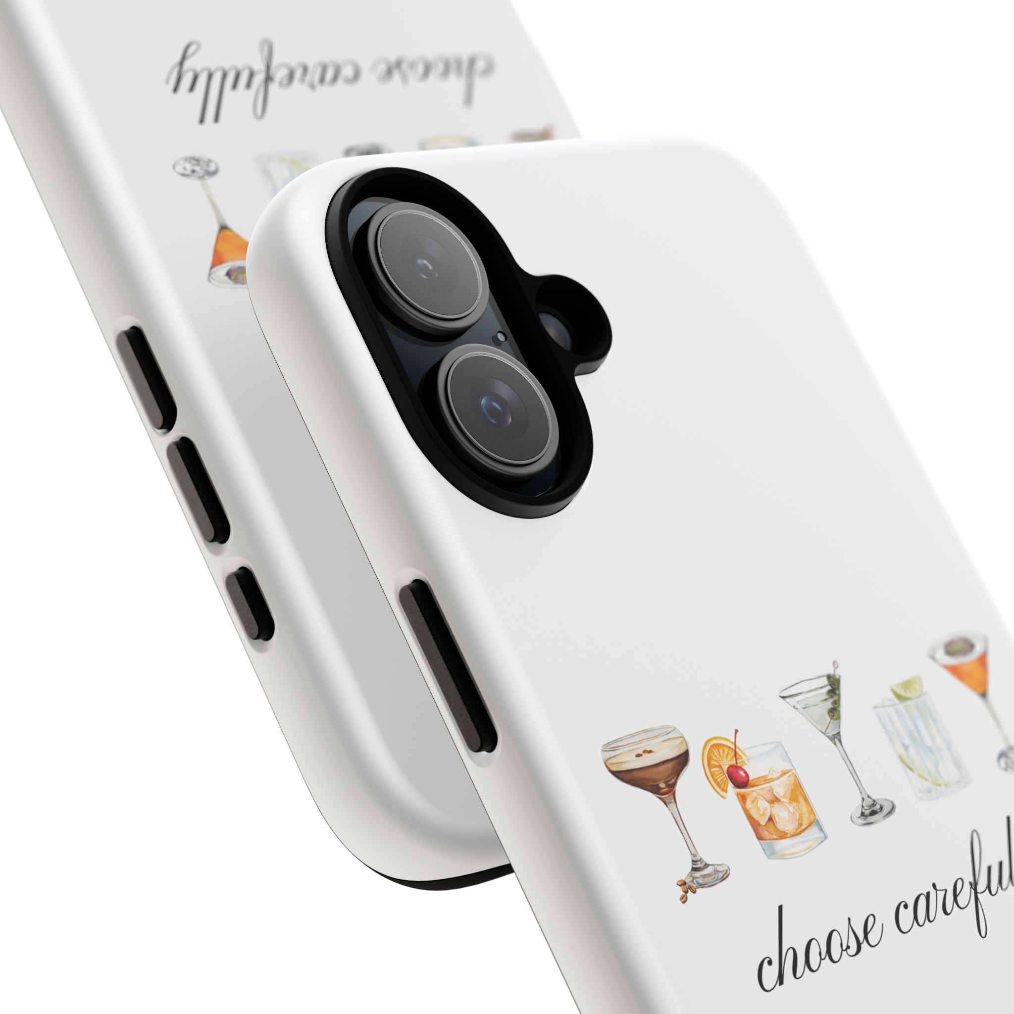 Choose Carefully cocktail illustrations Tough Case | phone cover, bar drink design