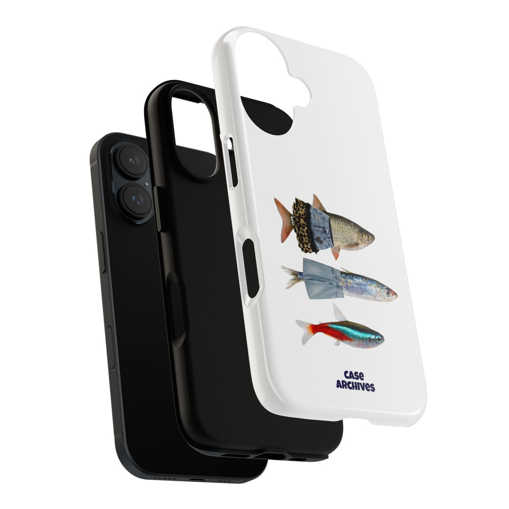 Fish Trio Phone Case — 'Case Archives' Protective iPhone Cover