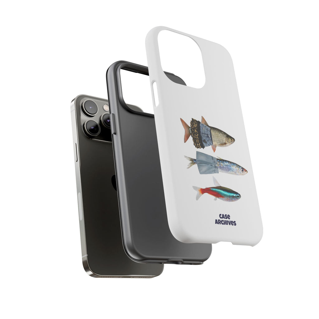 Fish Trio Phone Case — 'Case Archives' Protective iPhone Cover