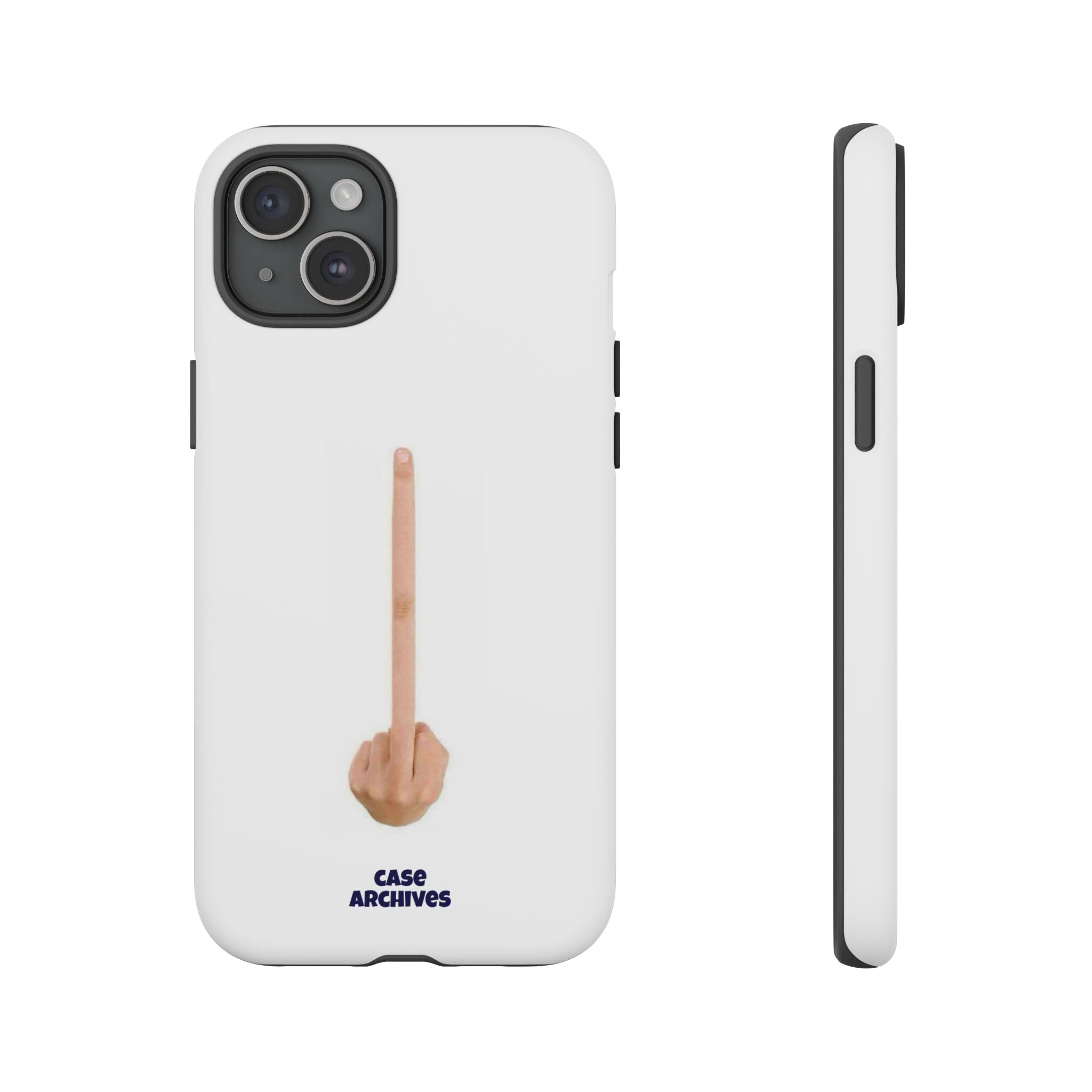 Phone Case — Minimalist Middle Finger Design (Case Archives)
