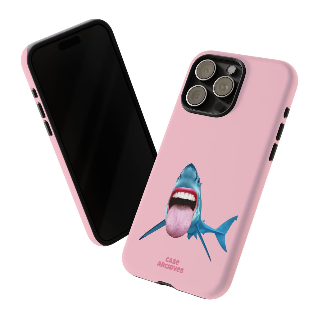Shark tongue out- funny case