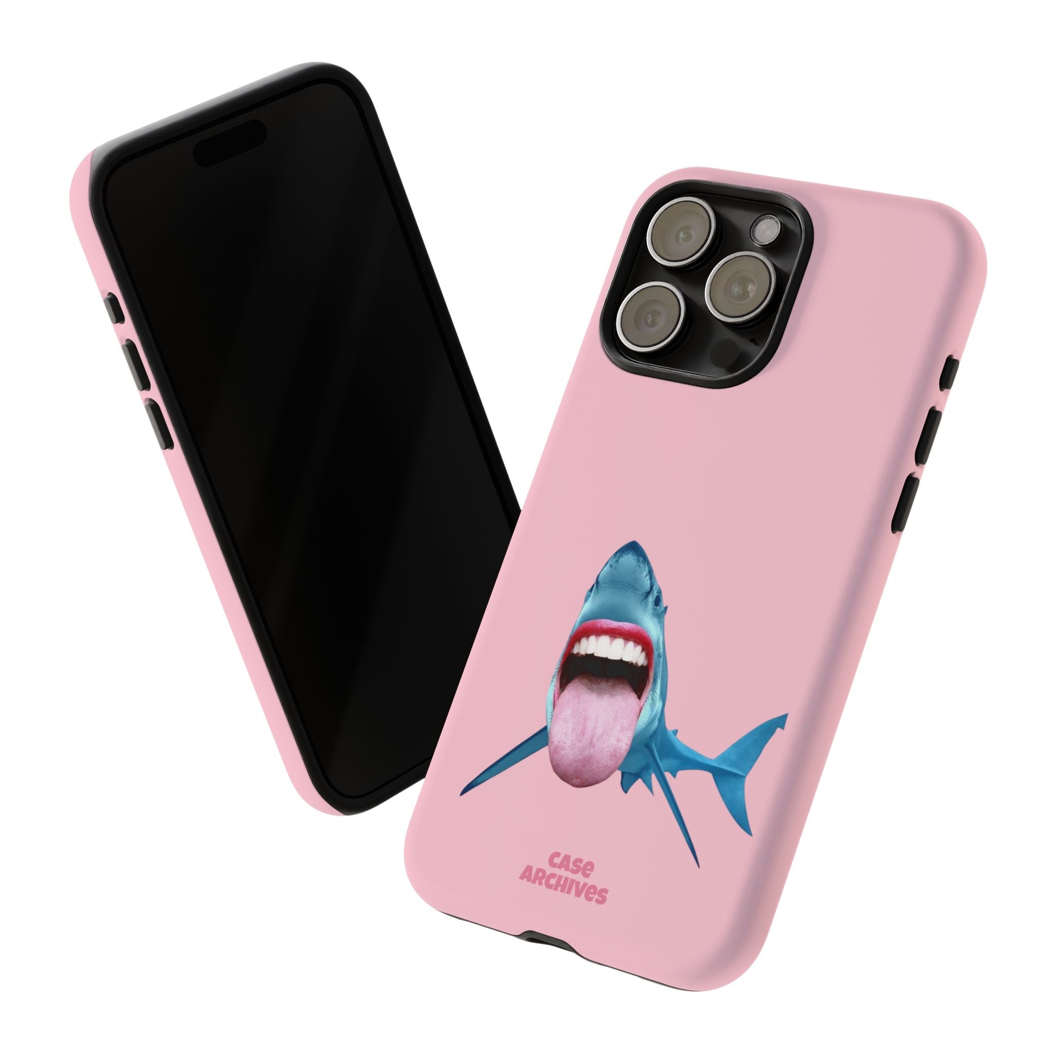 Shark tongue out- funny case