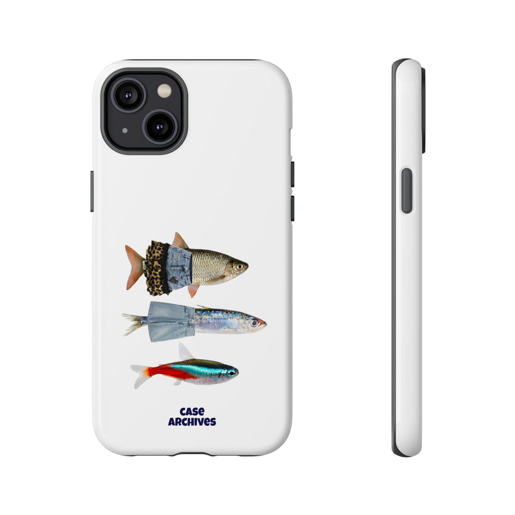 Fish Trio Phone Case — 'Case Archives' Protective iPhone Cover