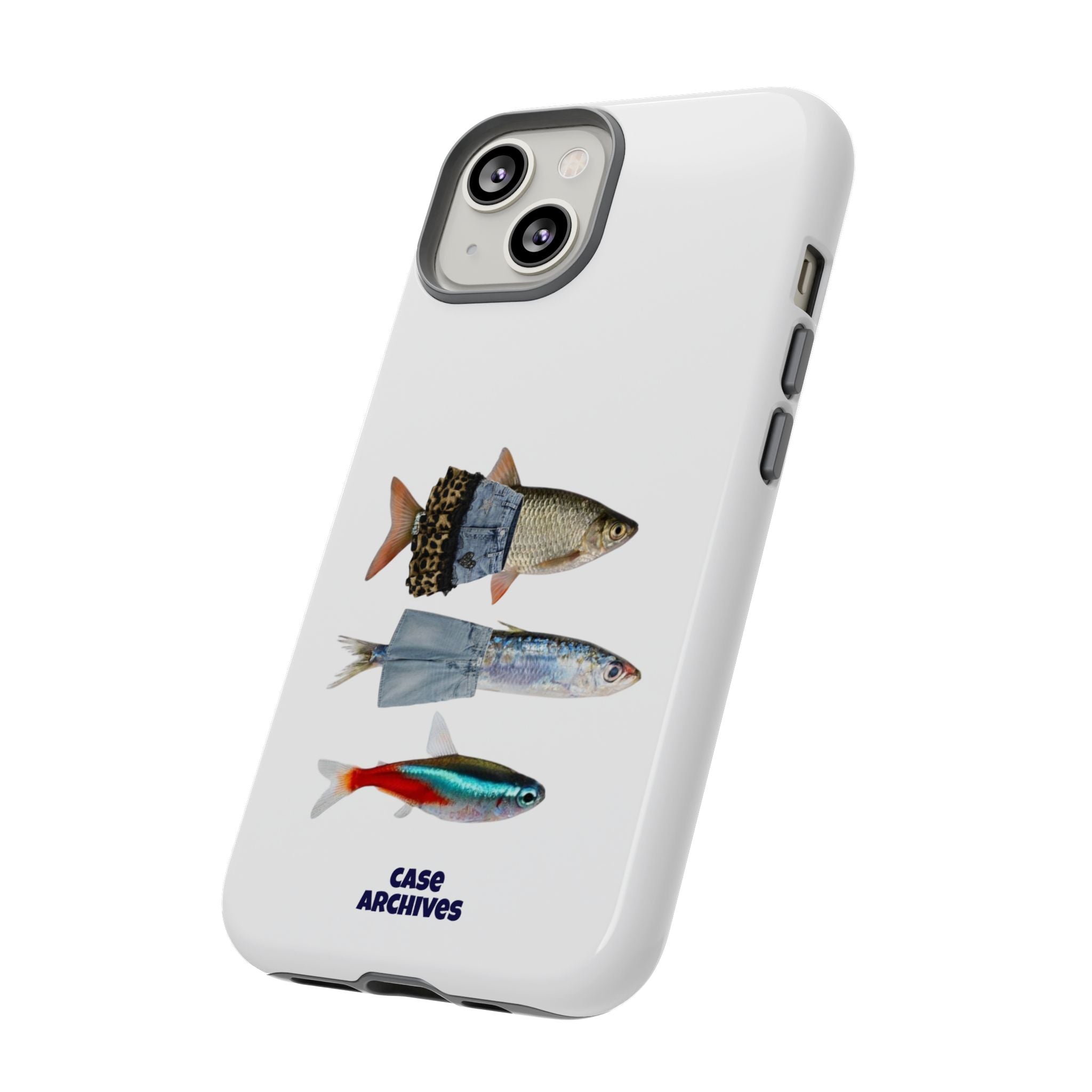 Fish Trio Phone Case — 'Case Archives' Protective iPhone Cover