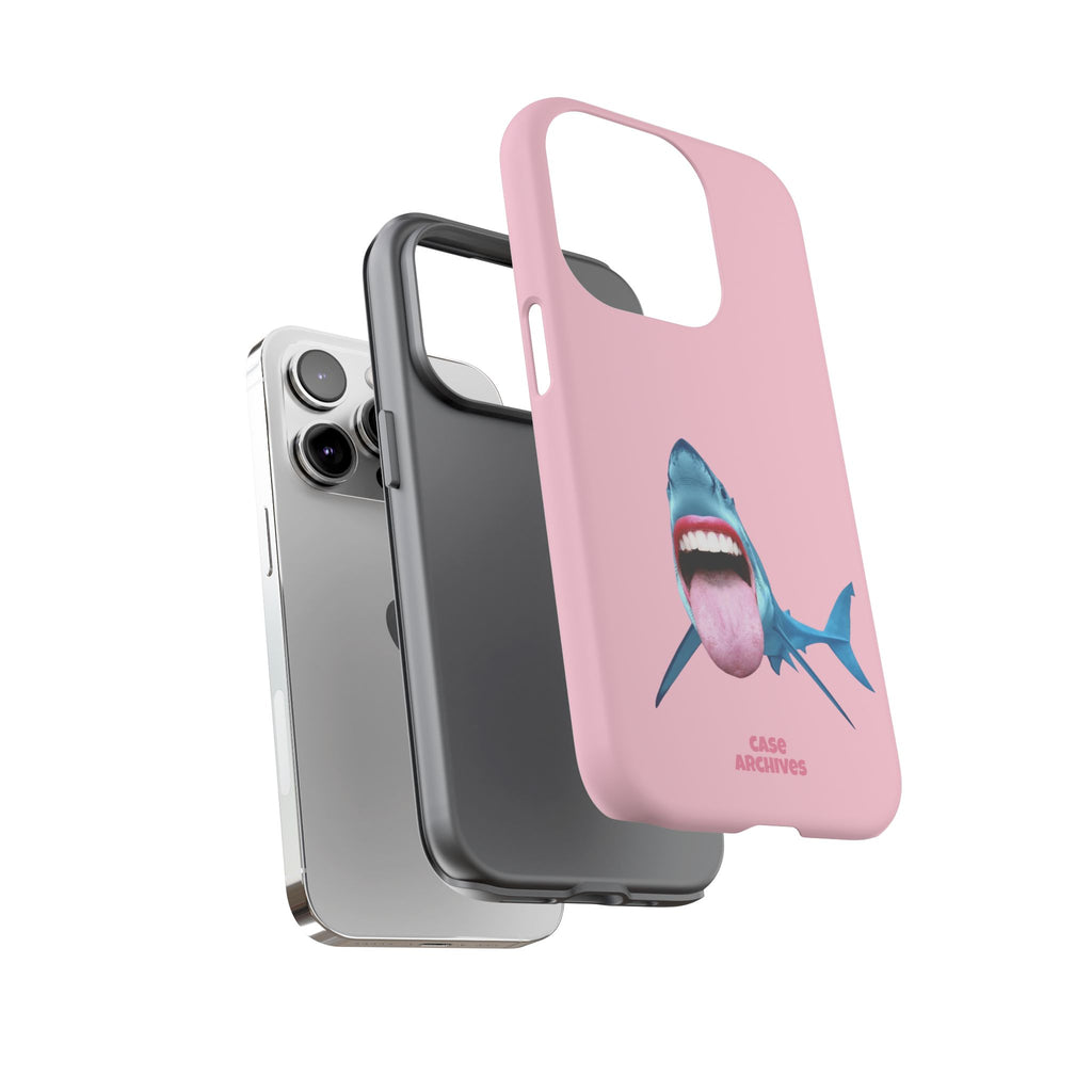 Shark tongue out- funny case