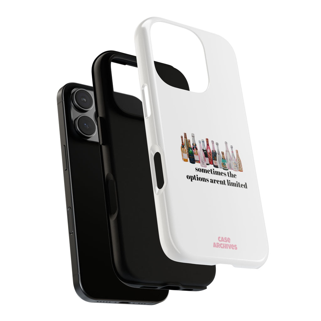 Phone Case — "Sometimes the Options Aren’t Limited" Bottle Design