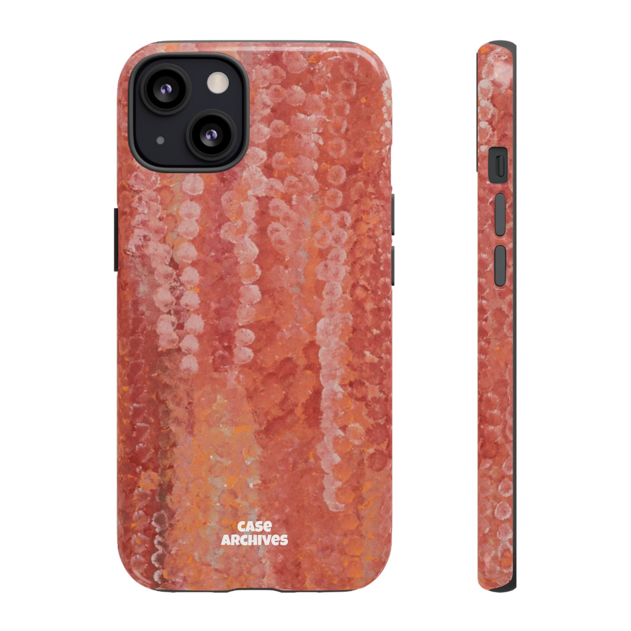 Sequin Coral Tough Phone Case