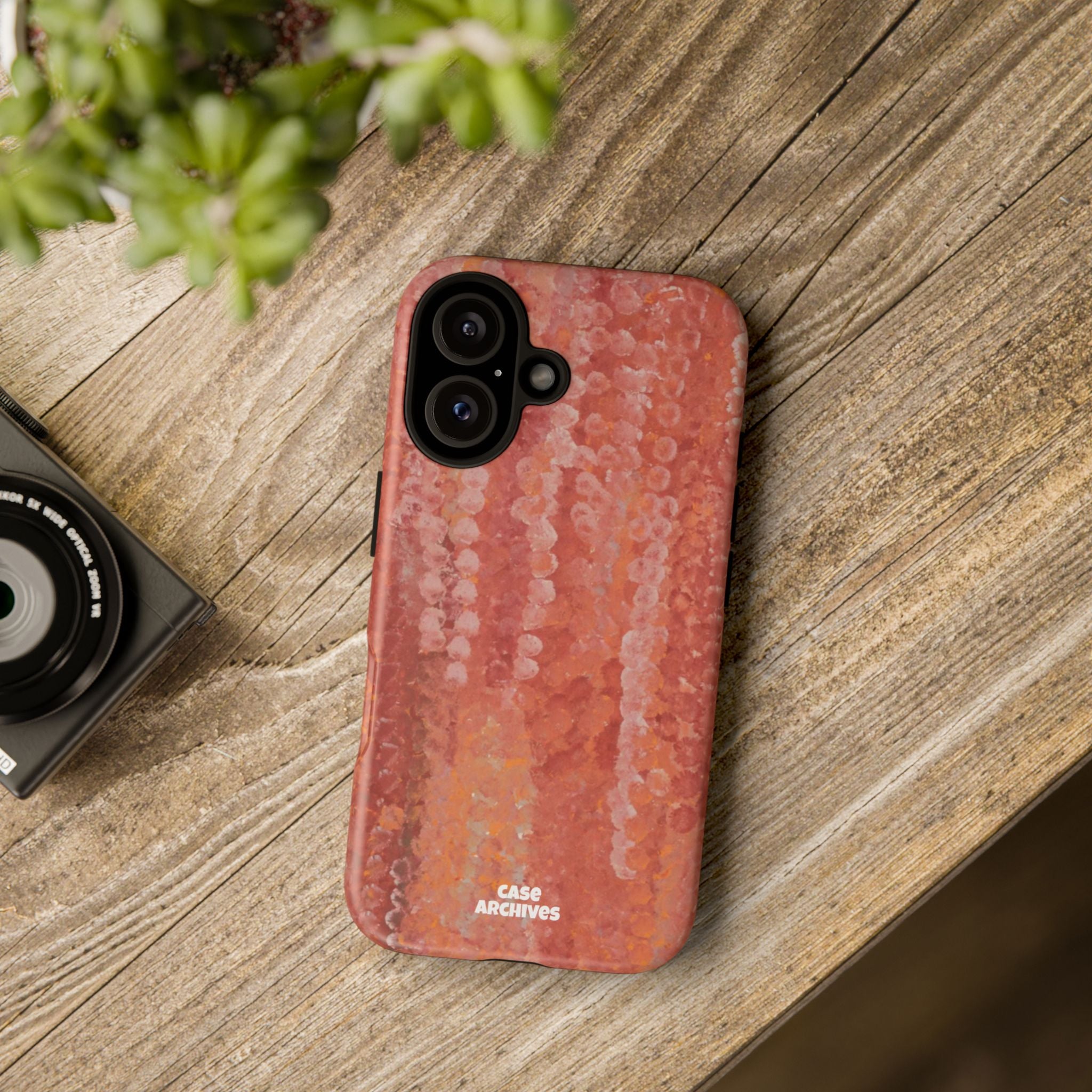 Sequin Coral Tough Phone Case