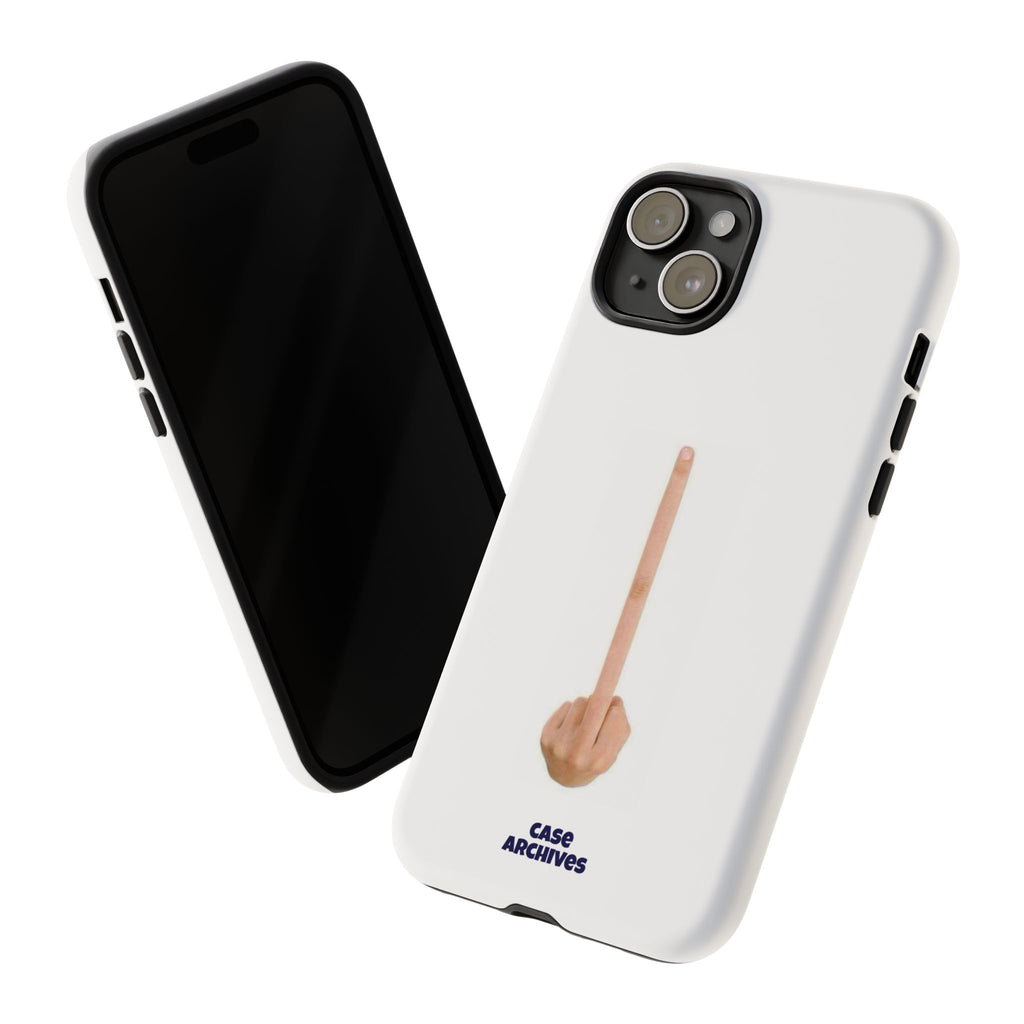 Phone Case — Minimalist Middle Finger Design (Case Archives)