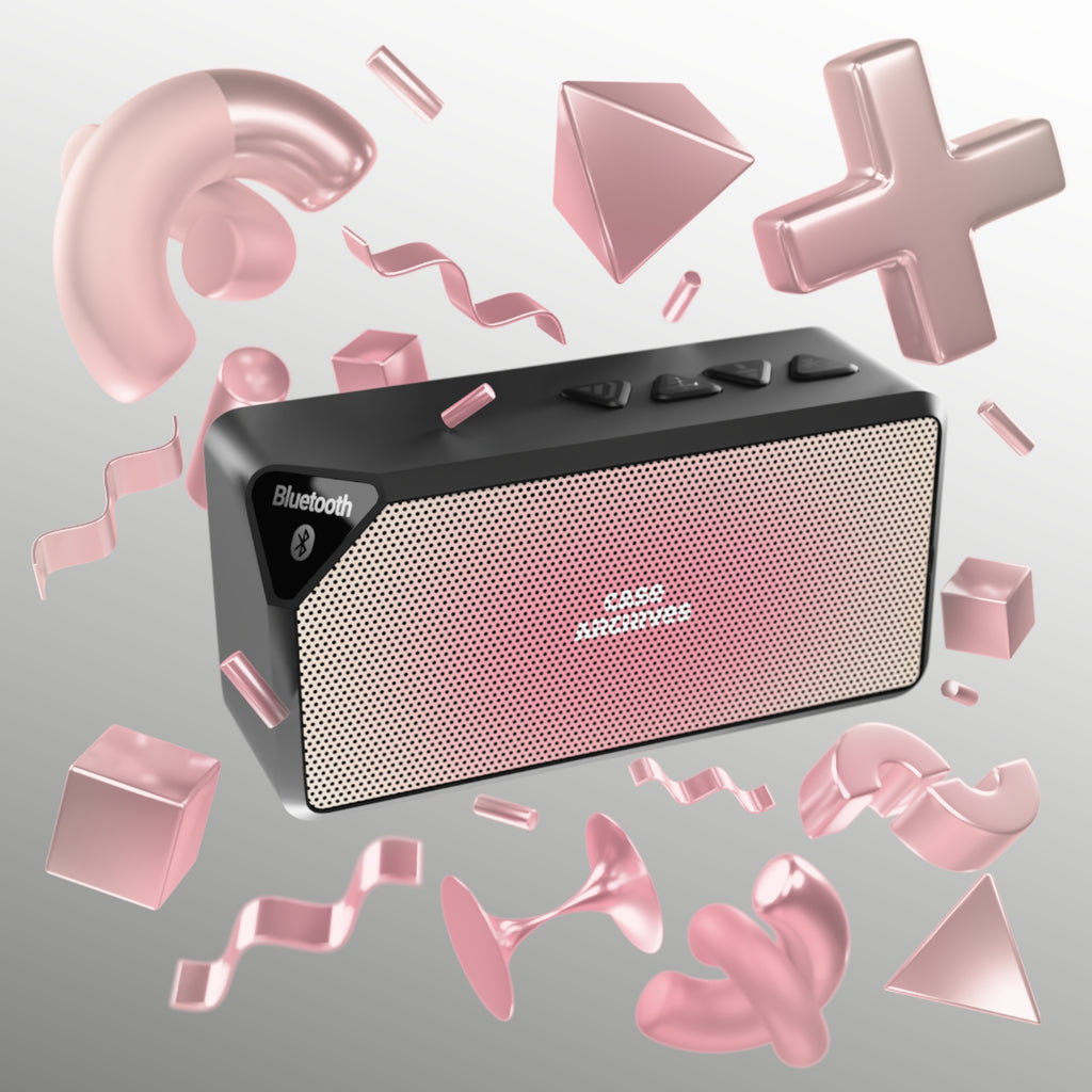 Portable Bluetooth Speaker - Compact Wireless Speaker with Micro USB & Aux