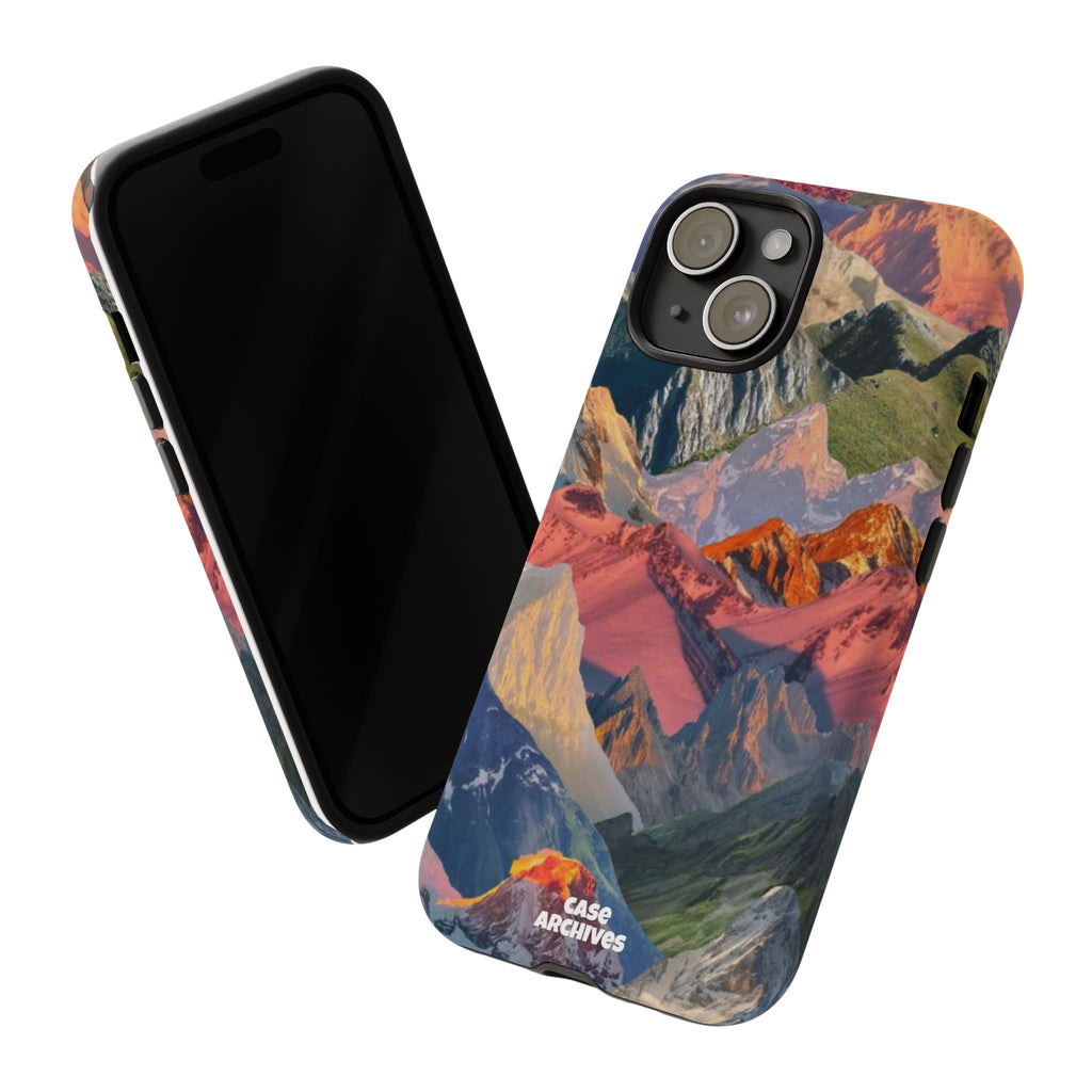 Tough Cases Colorful Mountain Landscape Phone Case — Durable Protective iPhone Cover