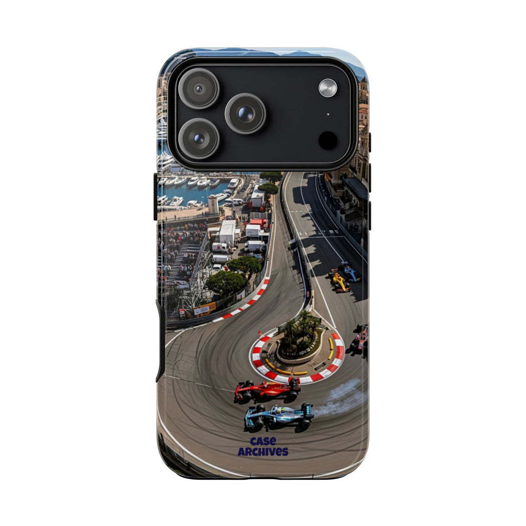 F1 Circuit Phone Case – Monaco Grand Prix Track Design