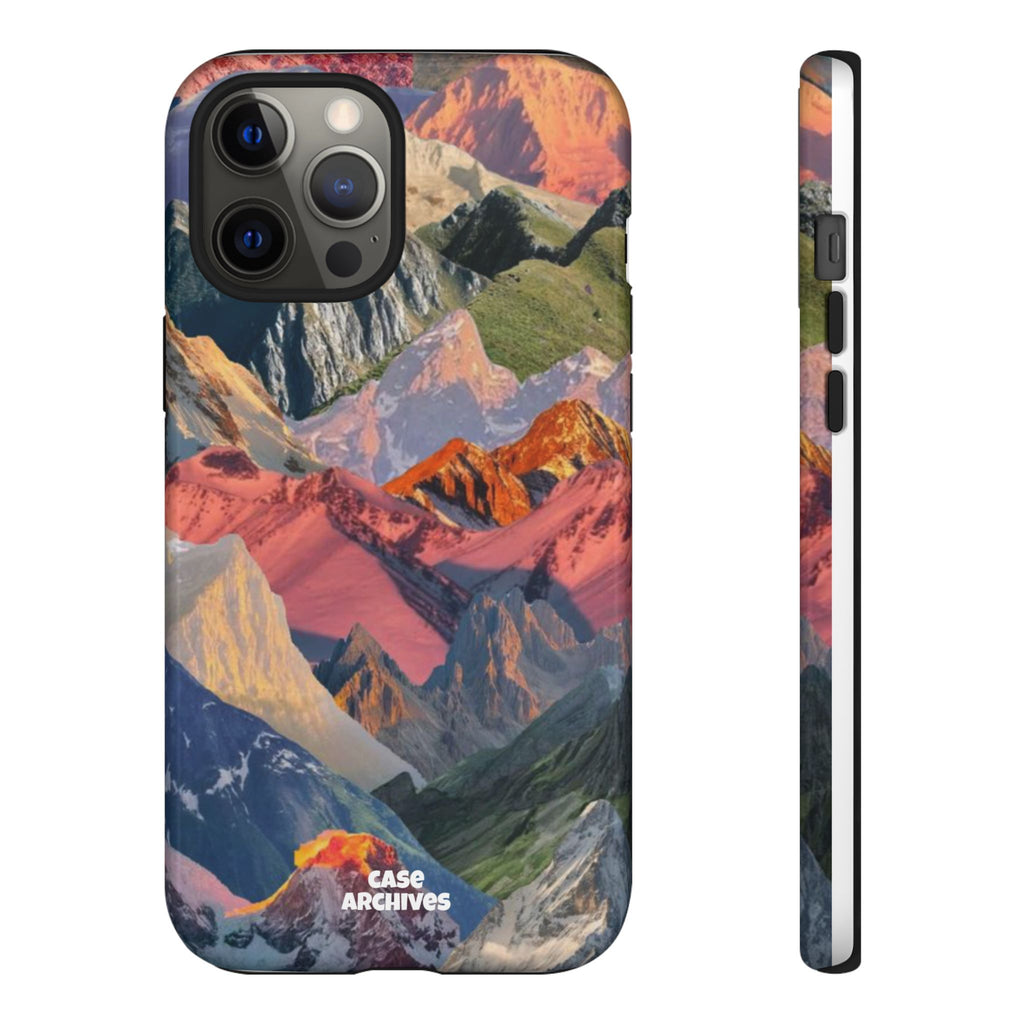 Tough Cases Colorful Mountain Landscape Phone Case — Durable Protective iPhone Cover