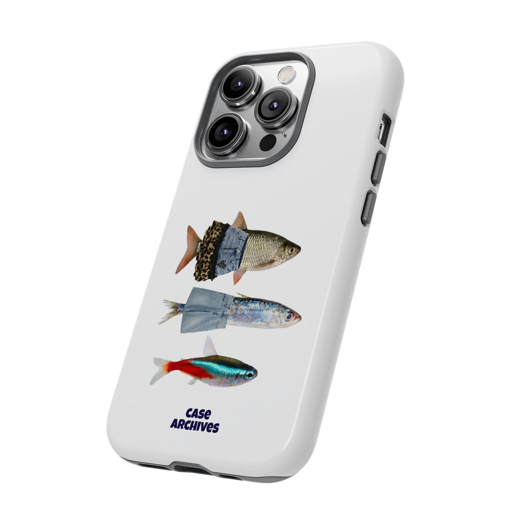 Fish Trio Phone Case — 'Case Archives' Protective iPhone Cover
