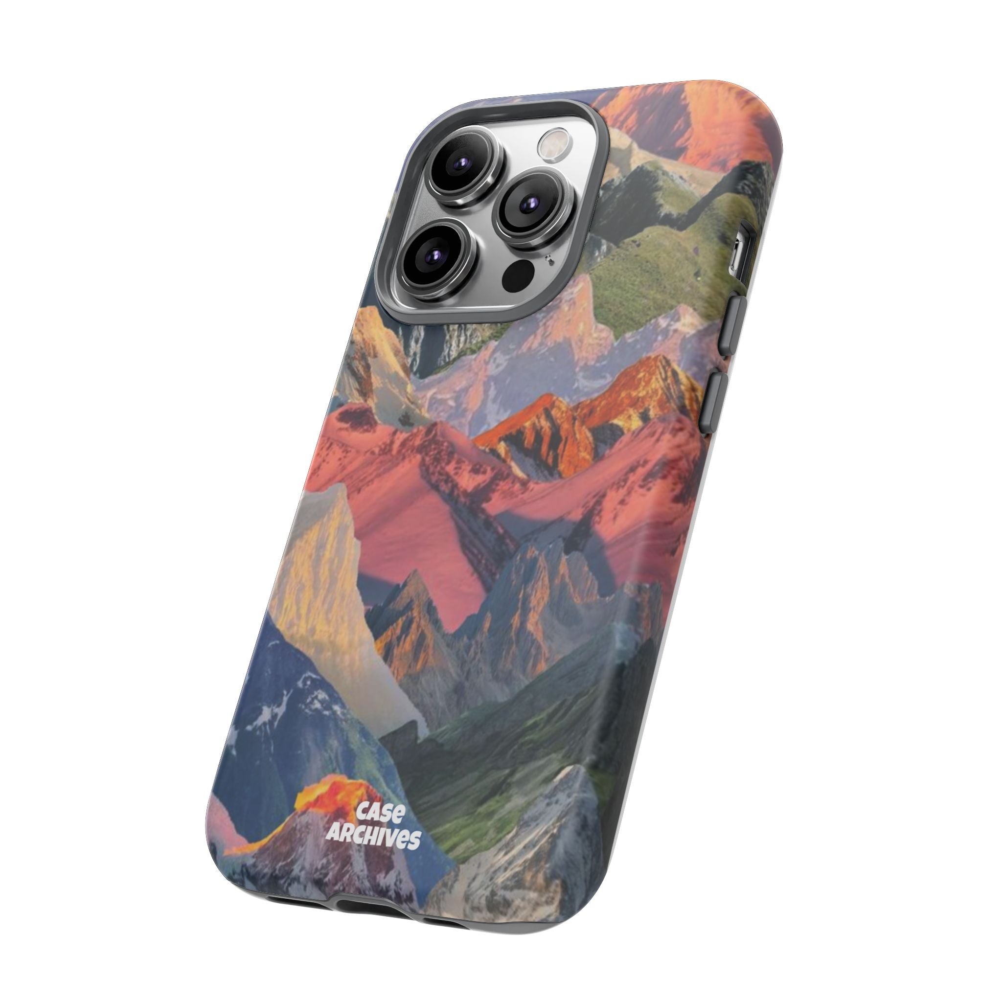 Tough Cases Colorful Mountain Landscape Phone Case — Durable Protective iPhone Cover