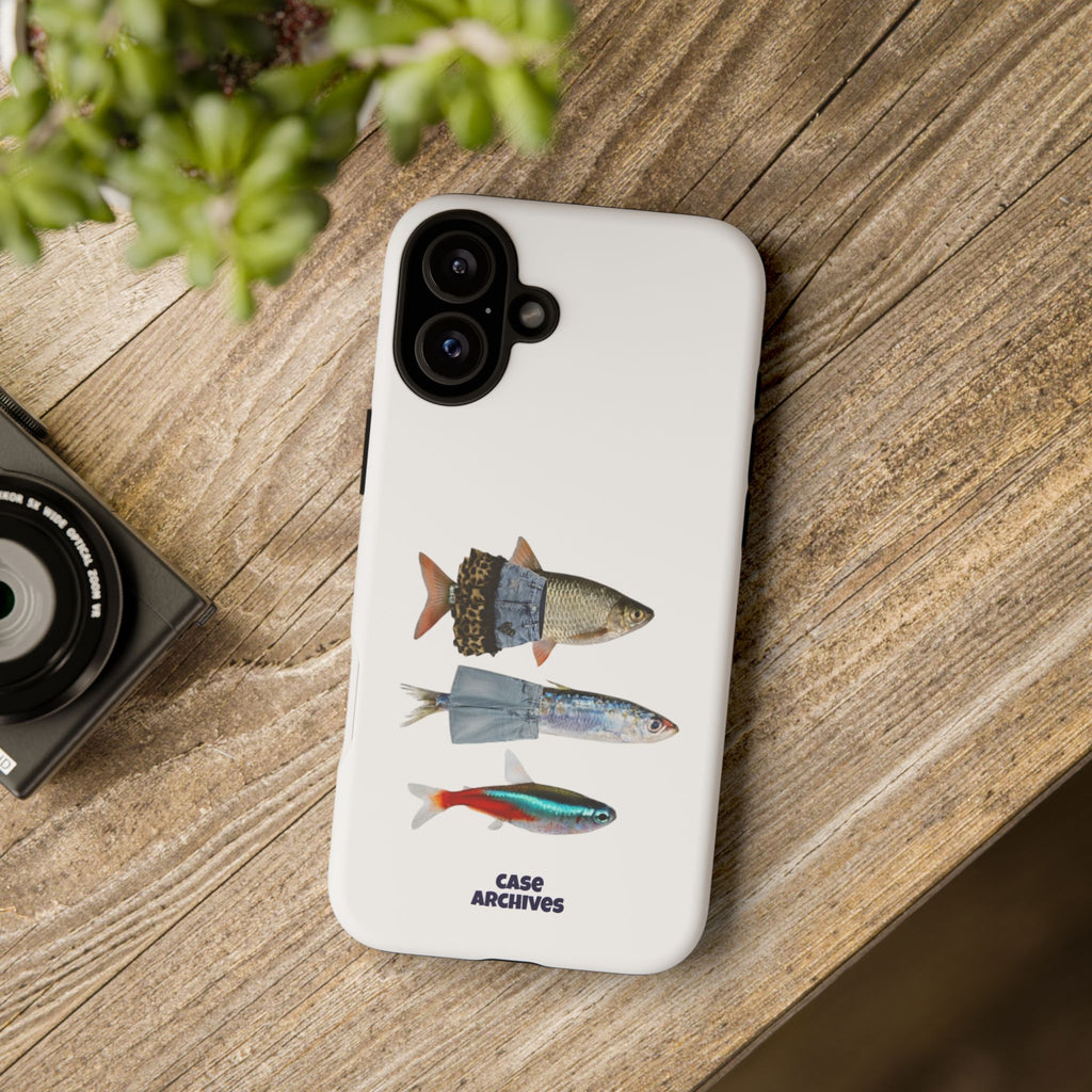 Fish Trio Phone Case — 'Case Archives' Protective iPhone Cover