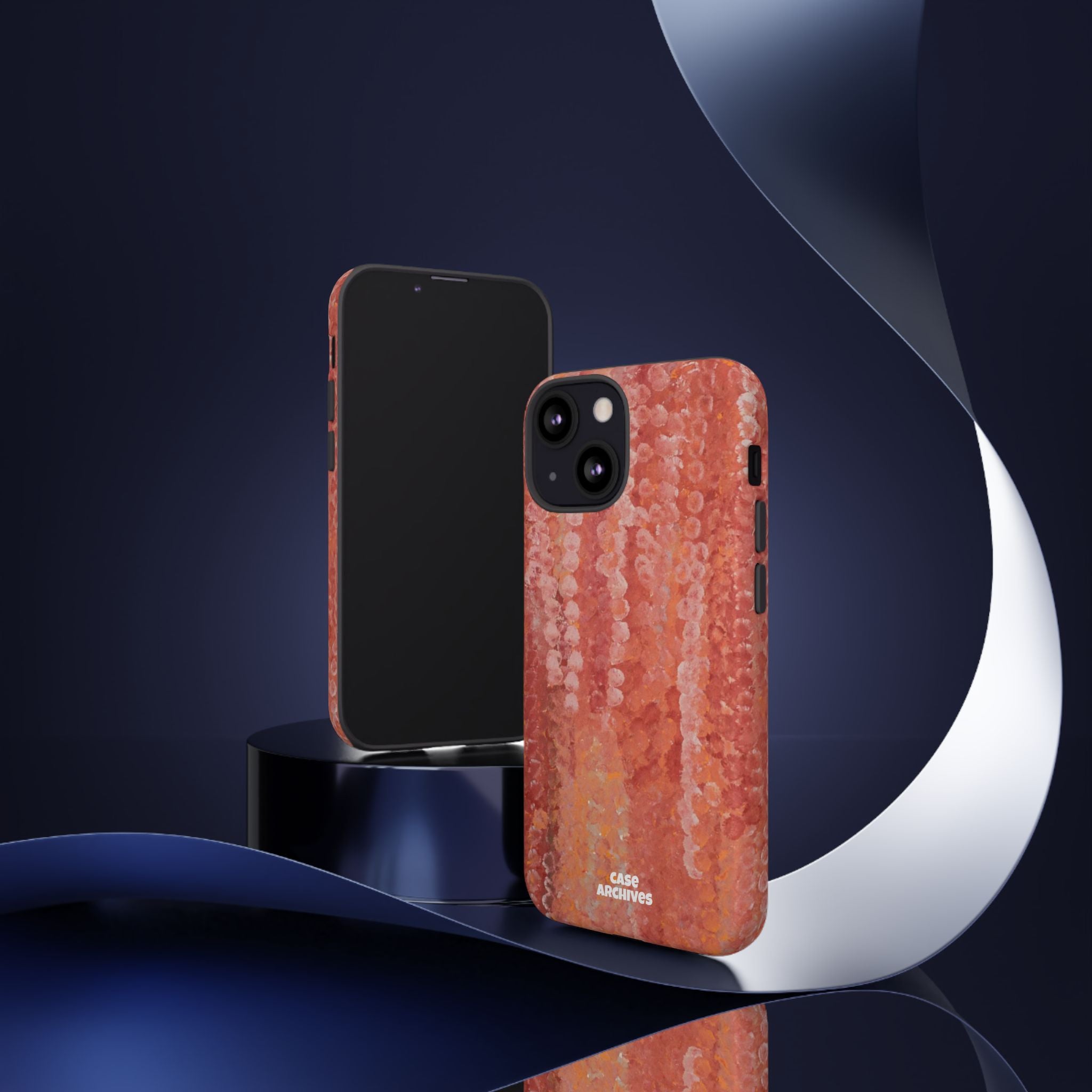 Sequin Coral Tough Phone Case