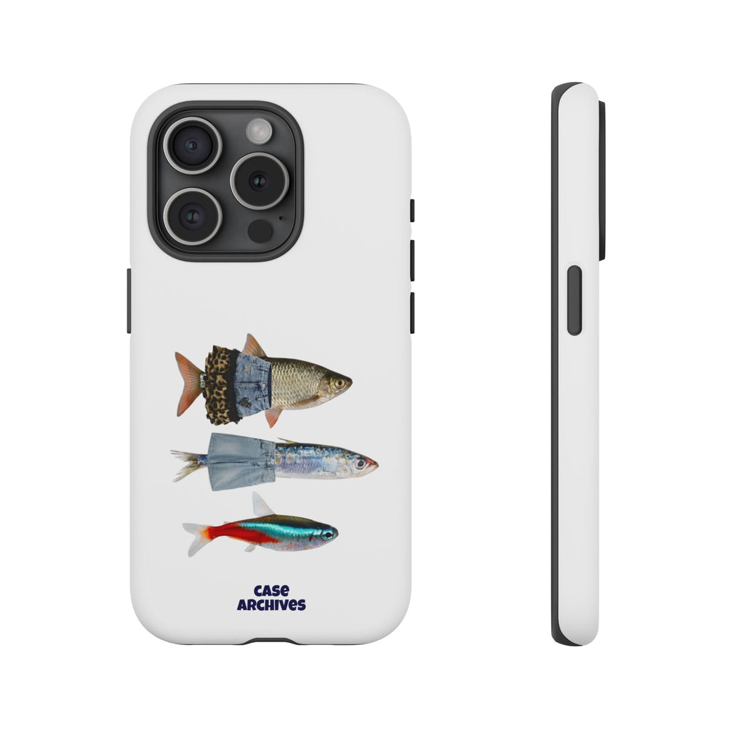 Fish Trio Phone Case — 'Case Archives' Protective iPhone Cover