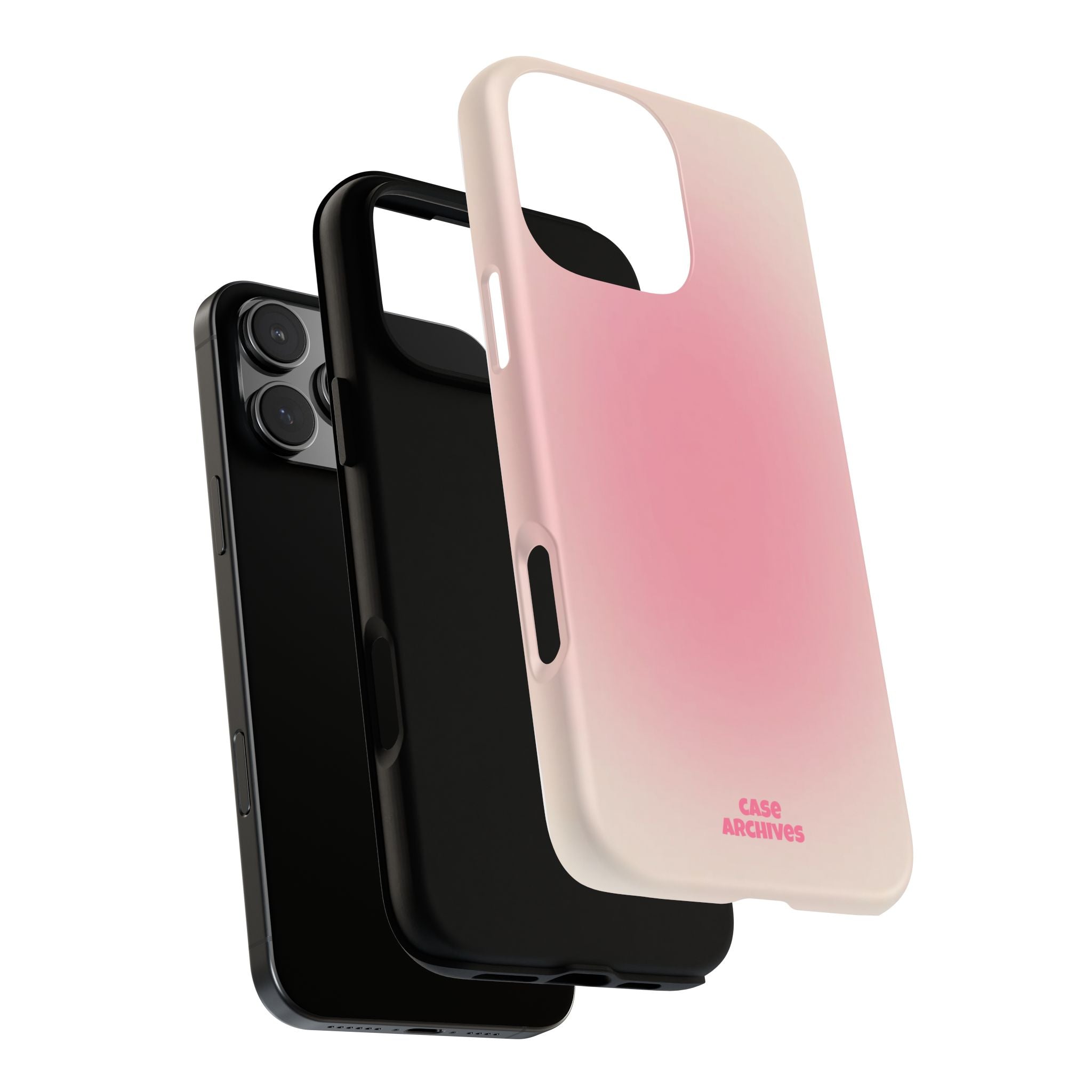 Tough Case – Pink Ombre Protective Phone Case