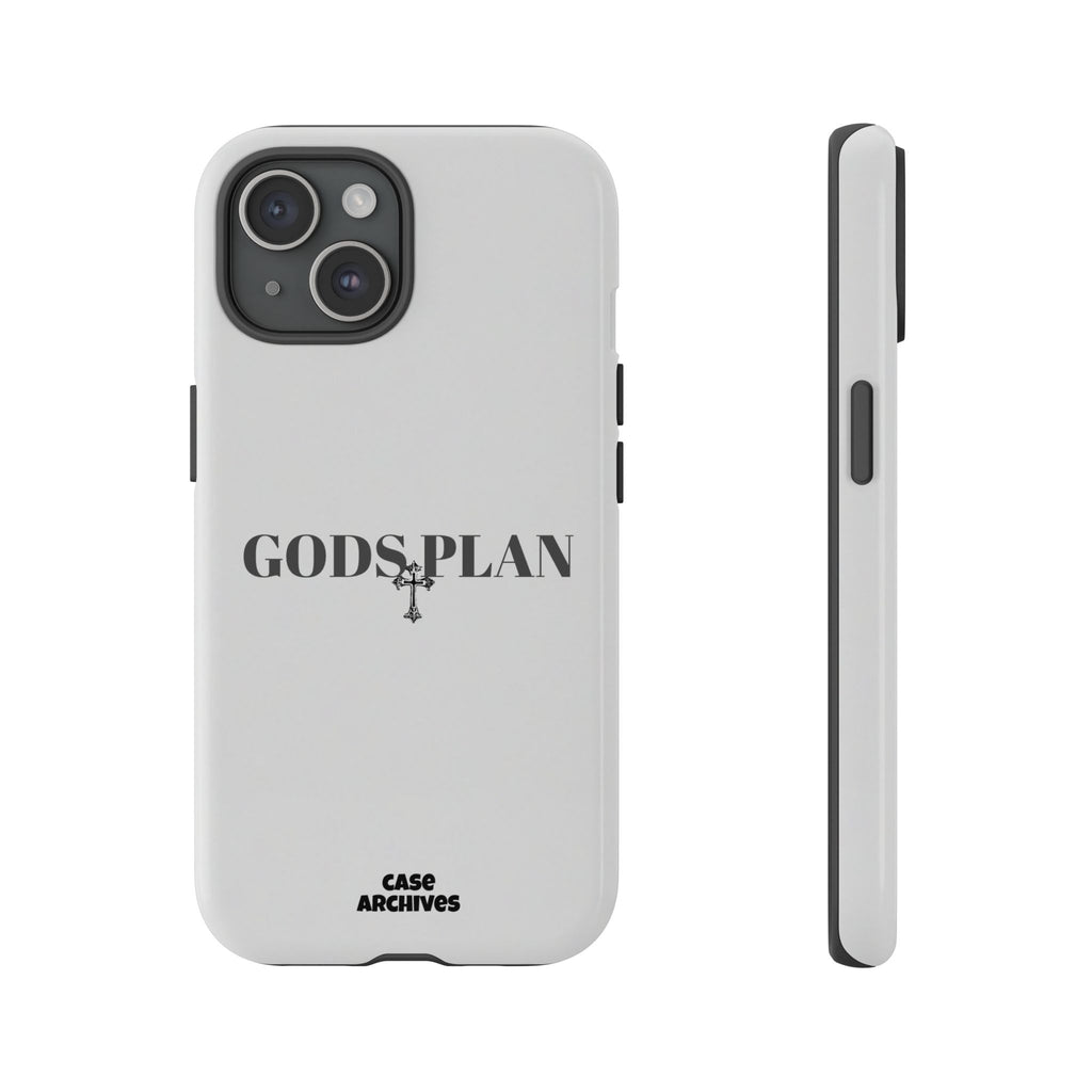 God's Plan Tough Phone Case — Minimal Faith-Inspired Protective Cover