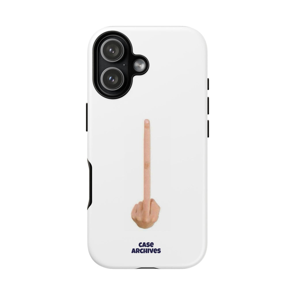 Phone Case — Minimalist Middle Finger Design (Case Archives)