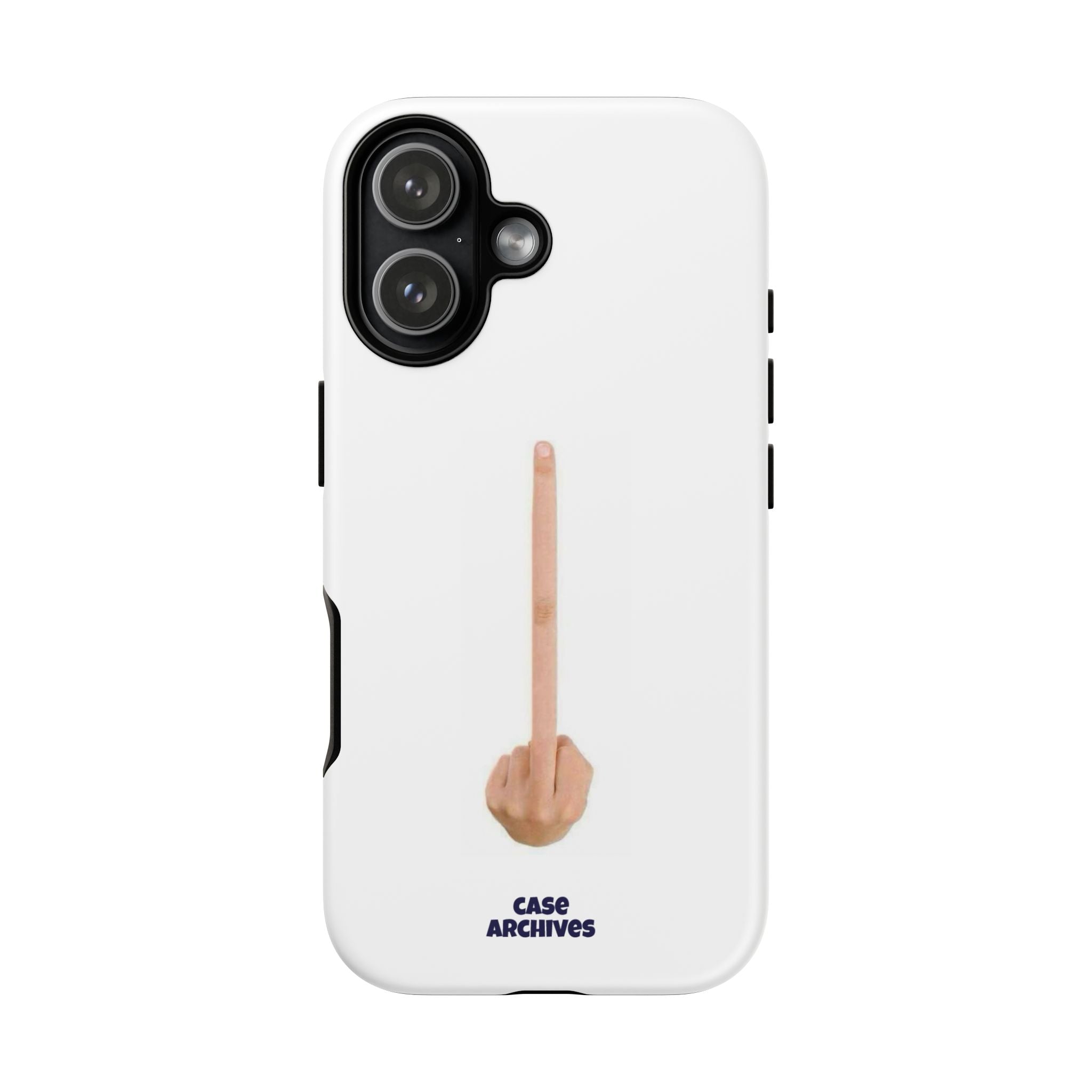 Phone Case — Minimalist Middle Finger Design (Case Archives)
