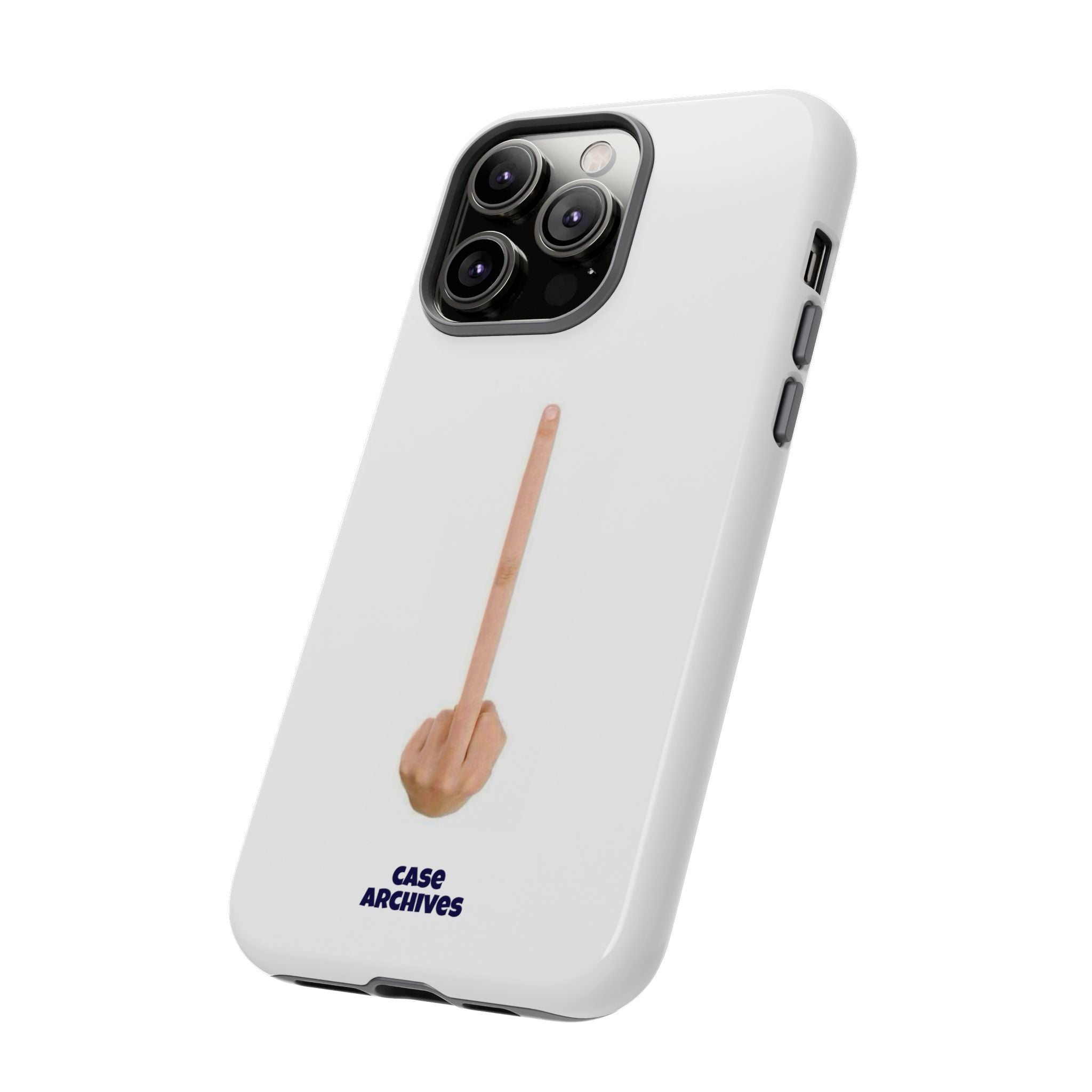 Phone Case — Minimalist Middle Finger Design (Case Archives)