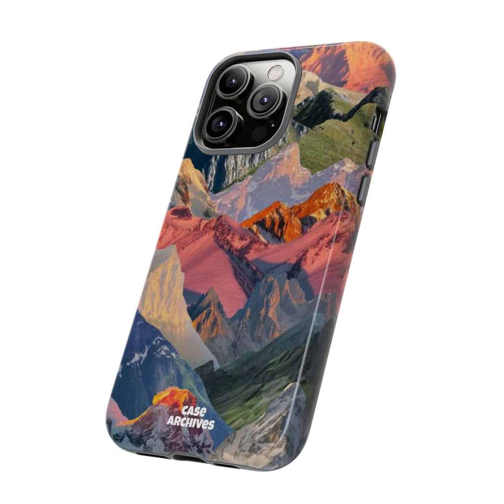 Tough Cases Colorful Mountain Landscape Phone Case — Durable Protective iPhone Cover