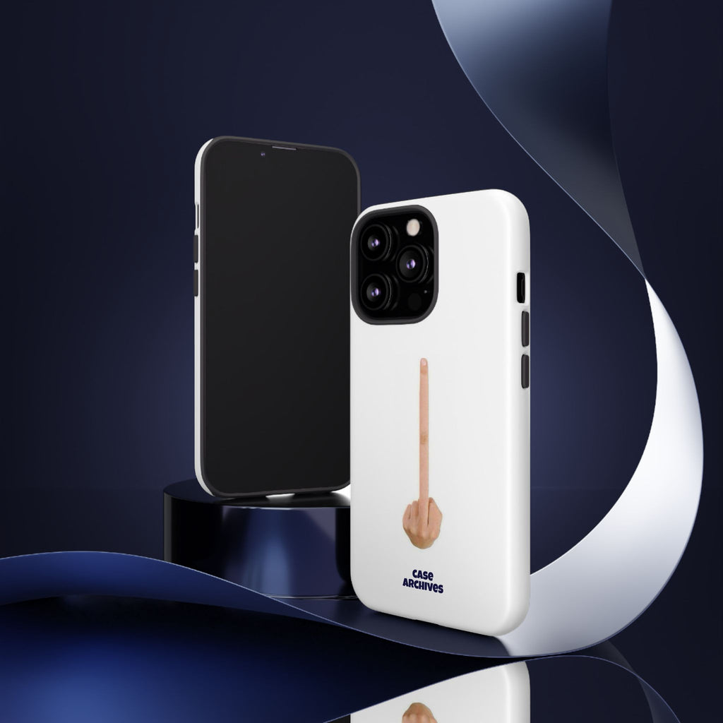 Phone Case — Minimalist Middle Finger Design (Case Archives)
